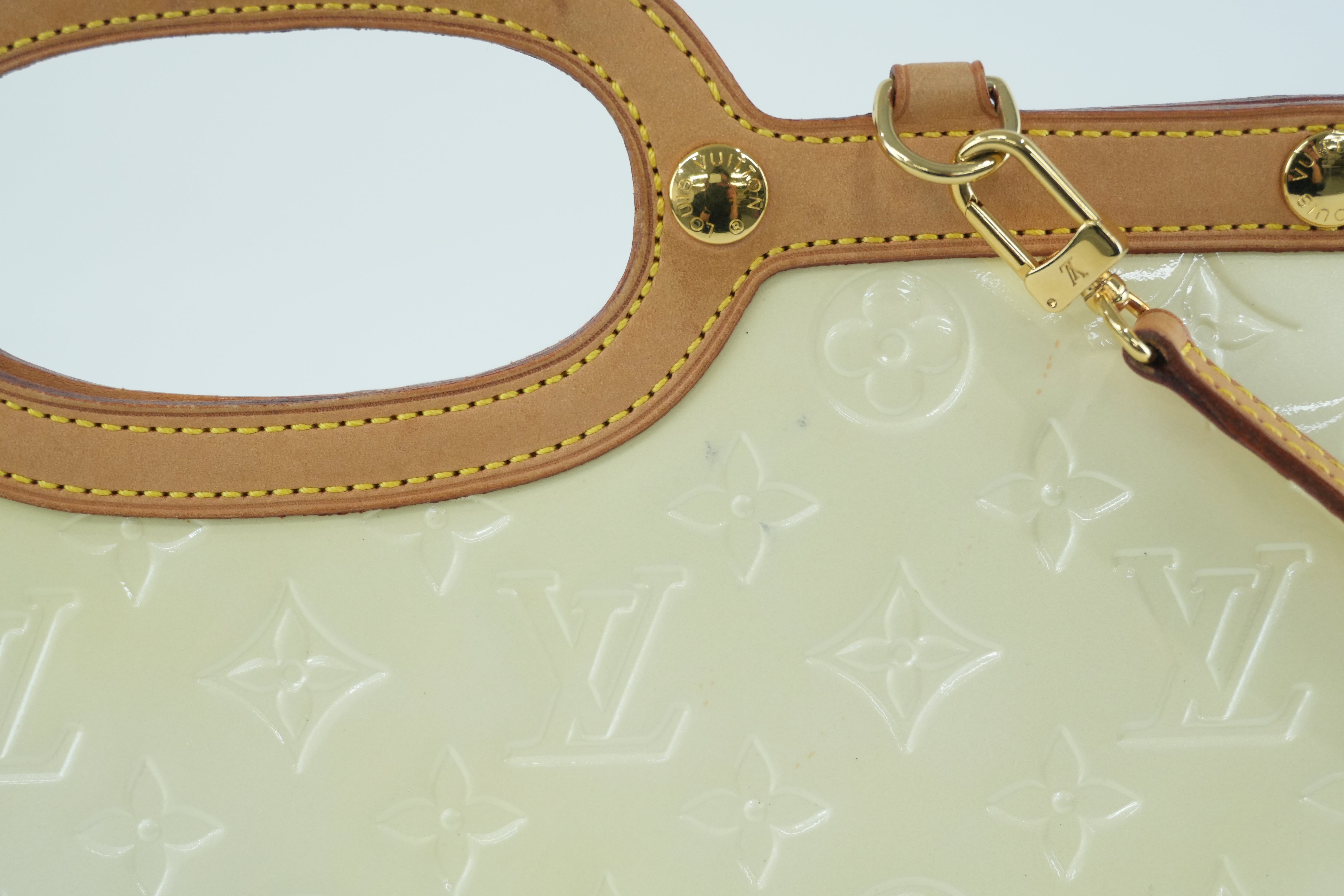 Louis Vuitton Roxbury Vernis Two Way Shoulder Bag Yellow Used