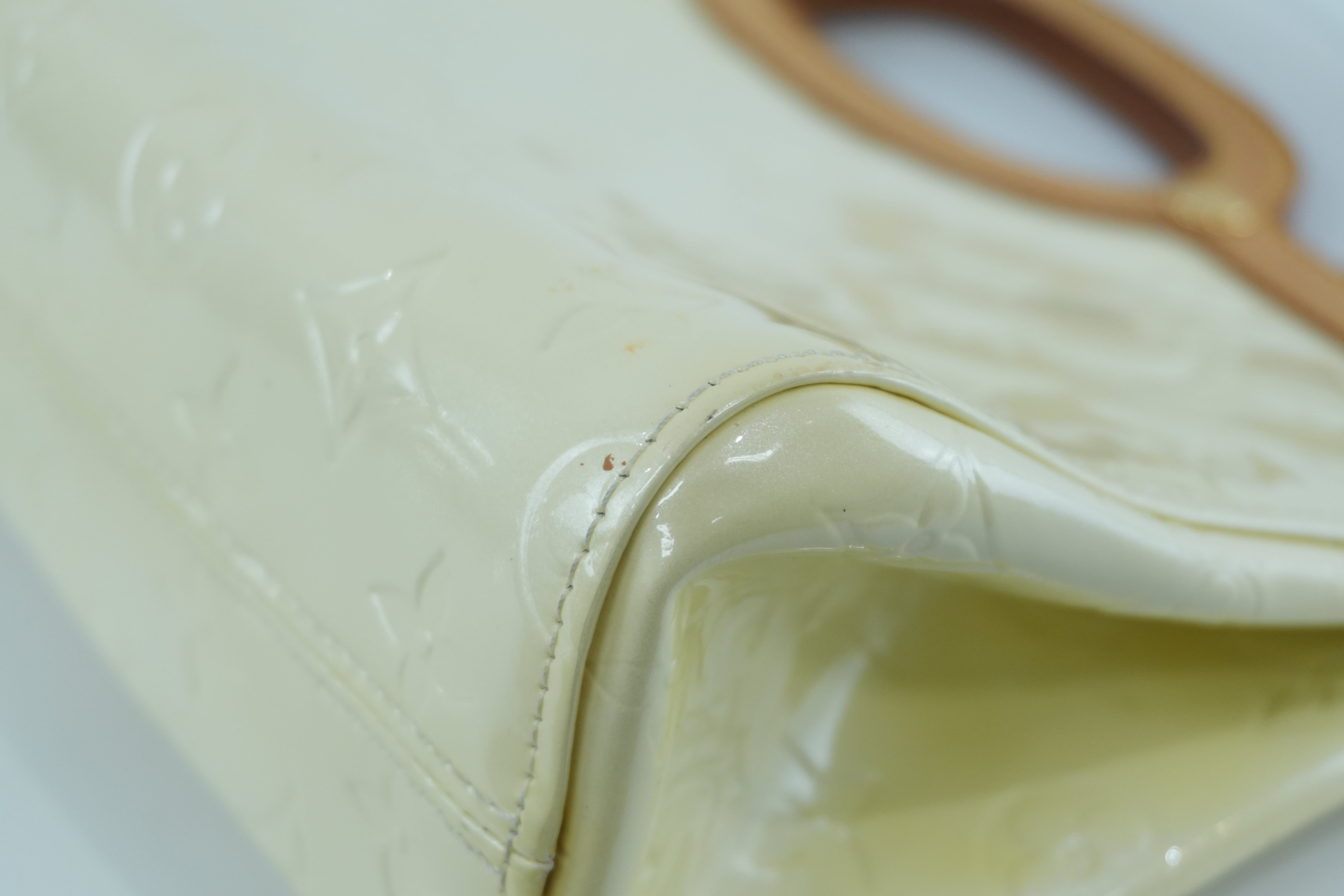 Louis Vuitton Roxbury Vernis Two Way Shoulder Bag Yellow Used