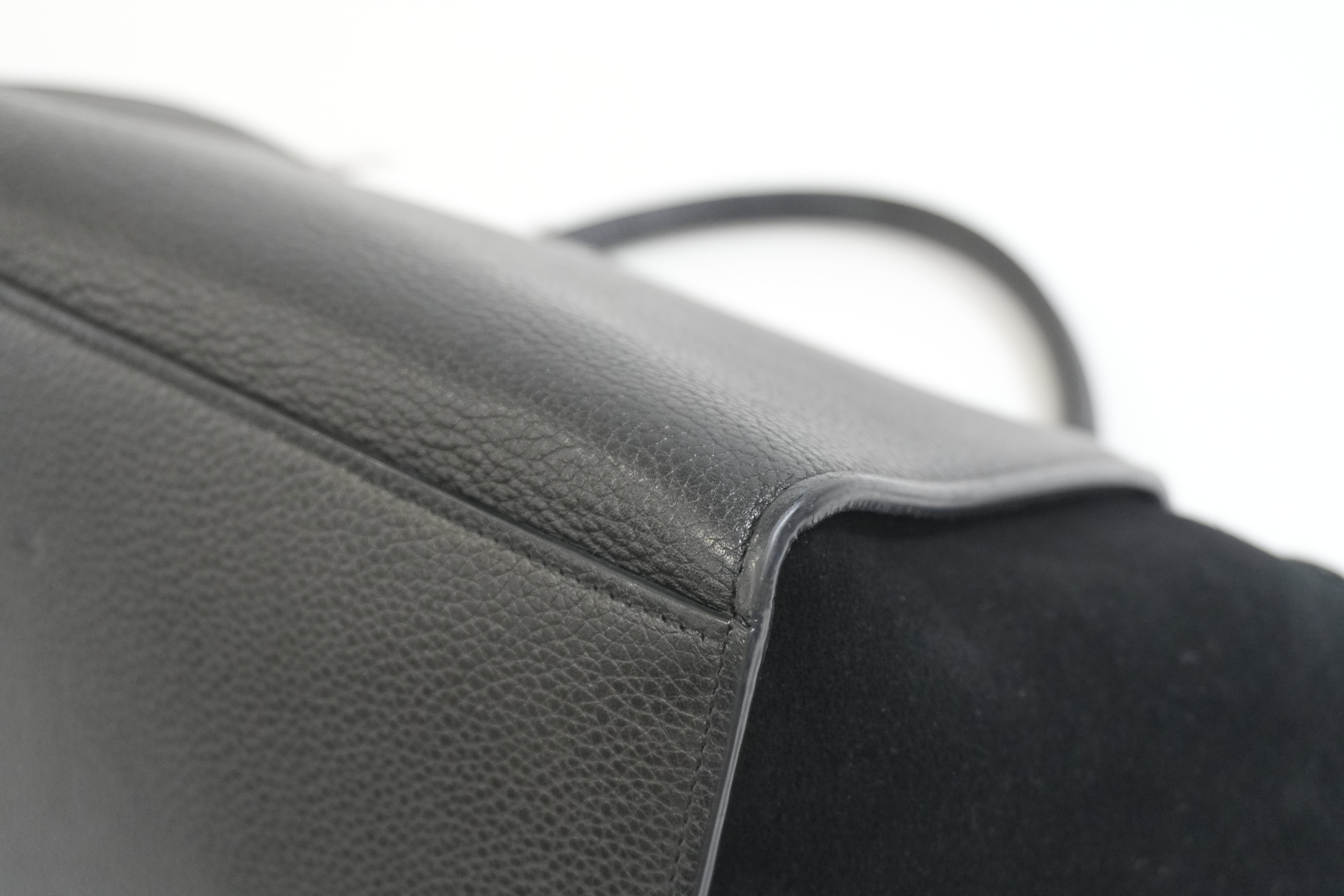 Pre-owned Celine Leather Trapeze Handbag Black