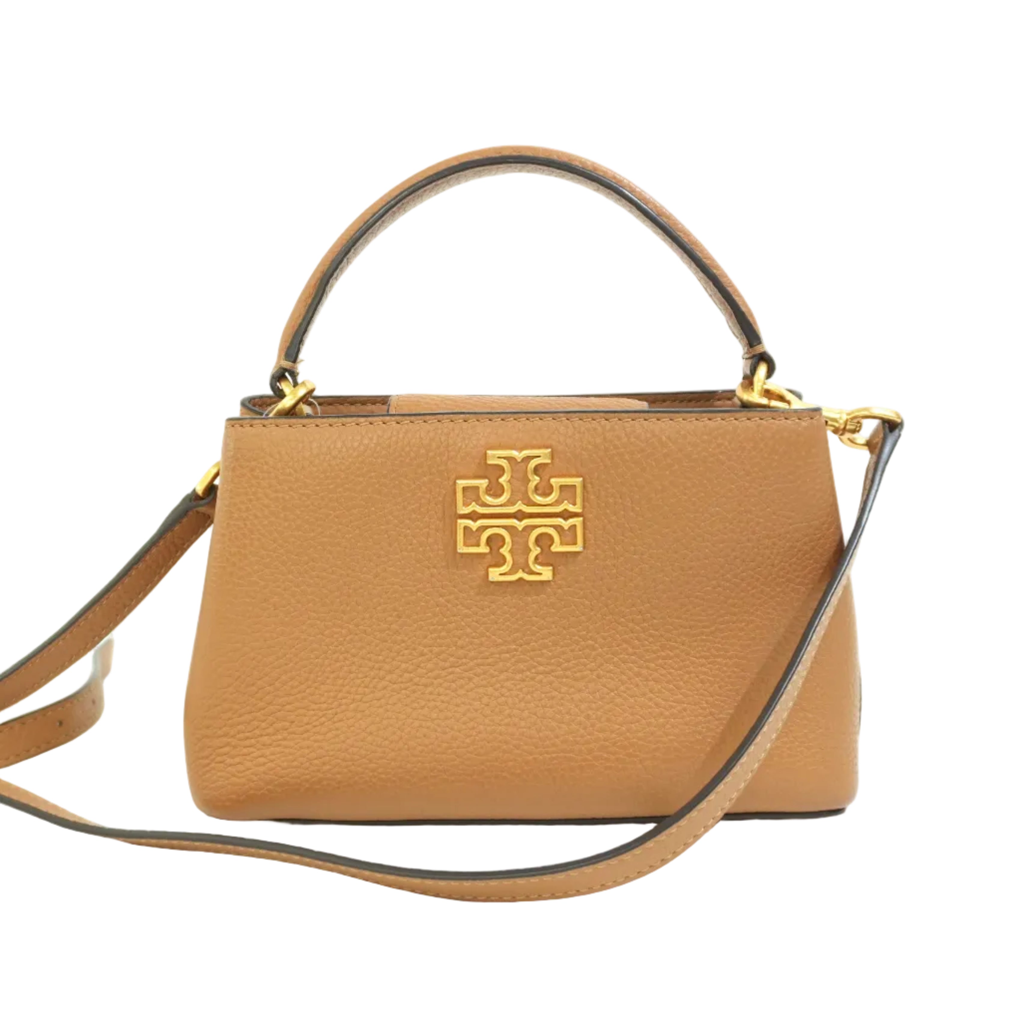 Pre-owned Tory Burch Leather Crossbody Bag Brown