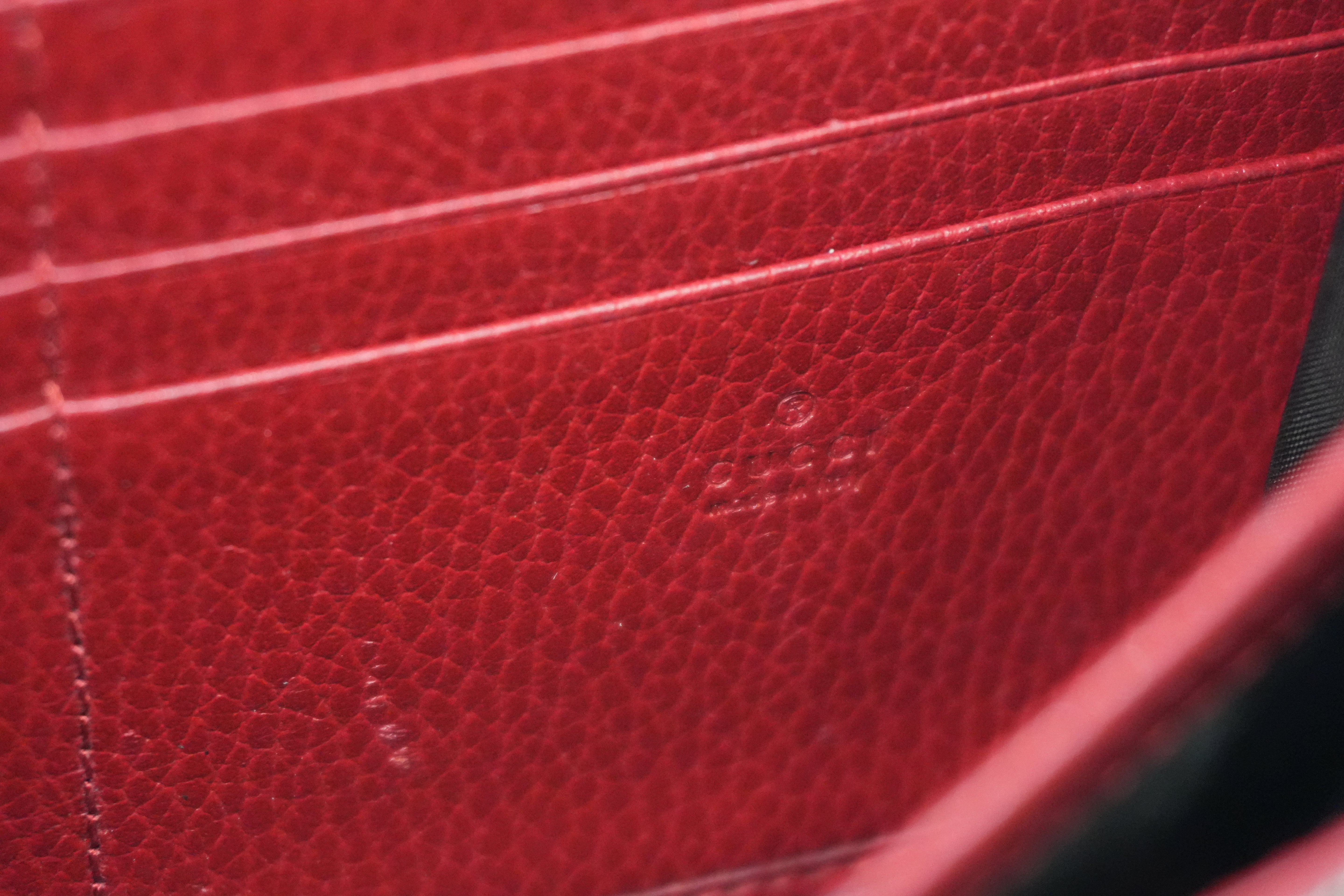 Gucci Dionysus Wallet on Chain Red Used