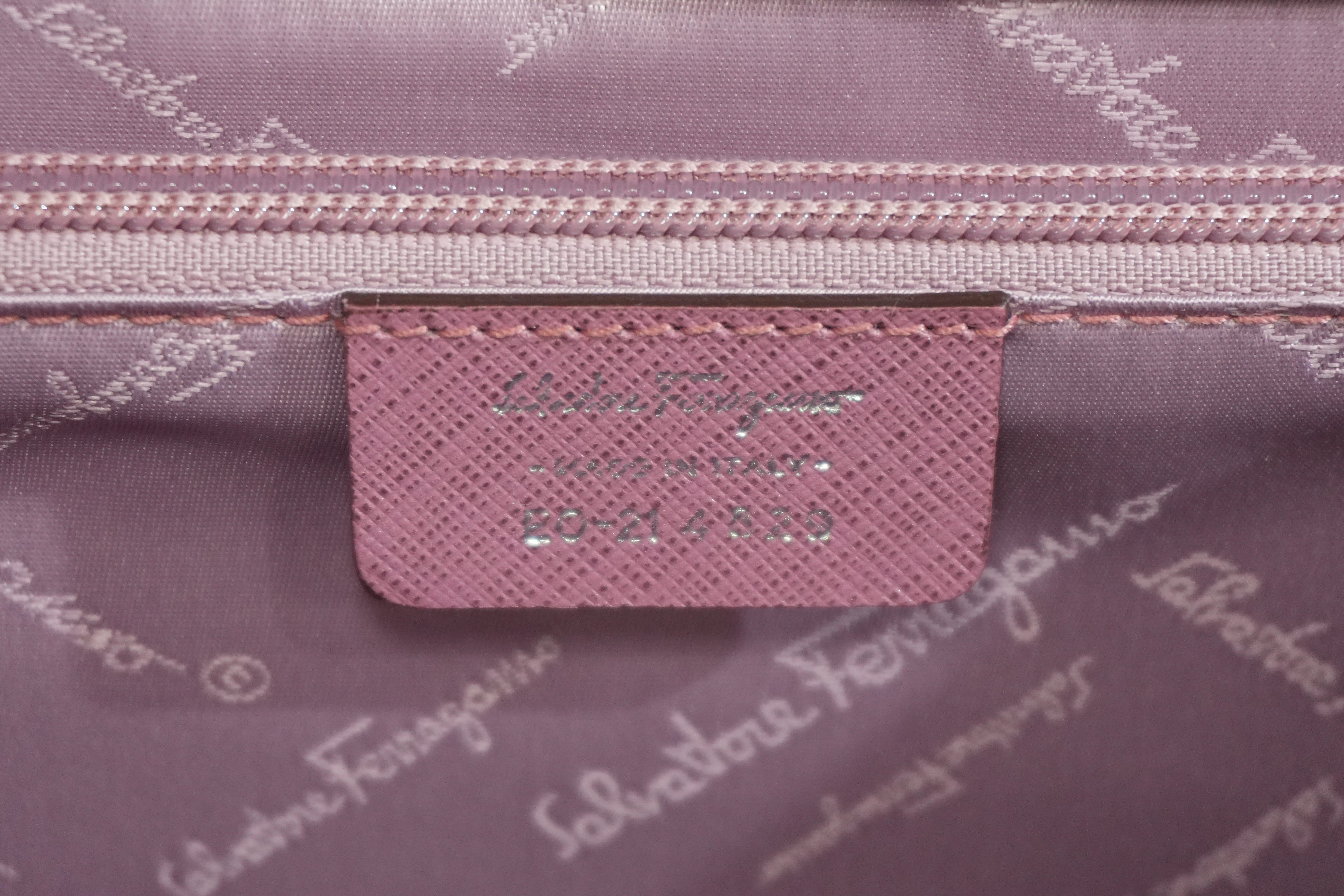 Pre-owned Ferragamo Top Handle Handbag Pink