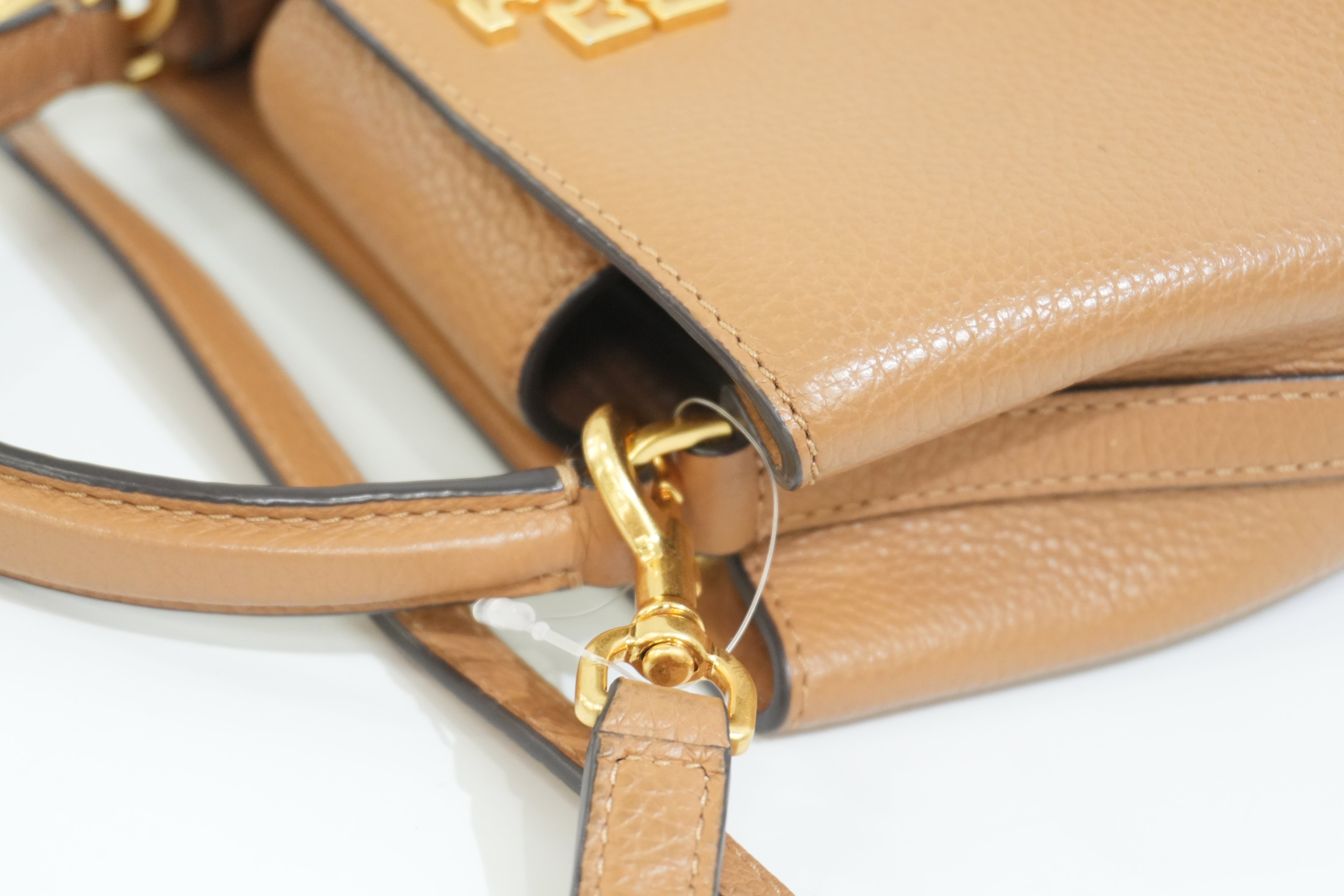 Pre-owned Tory Burch Leather Crossbody Bag Brown