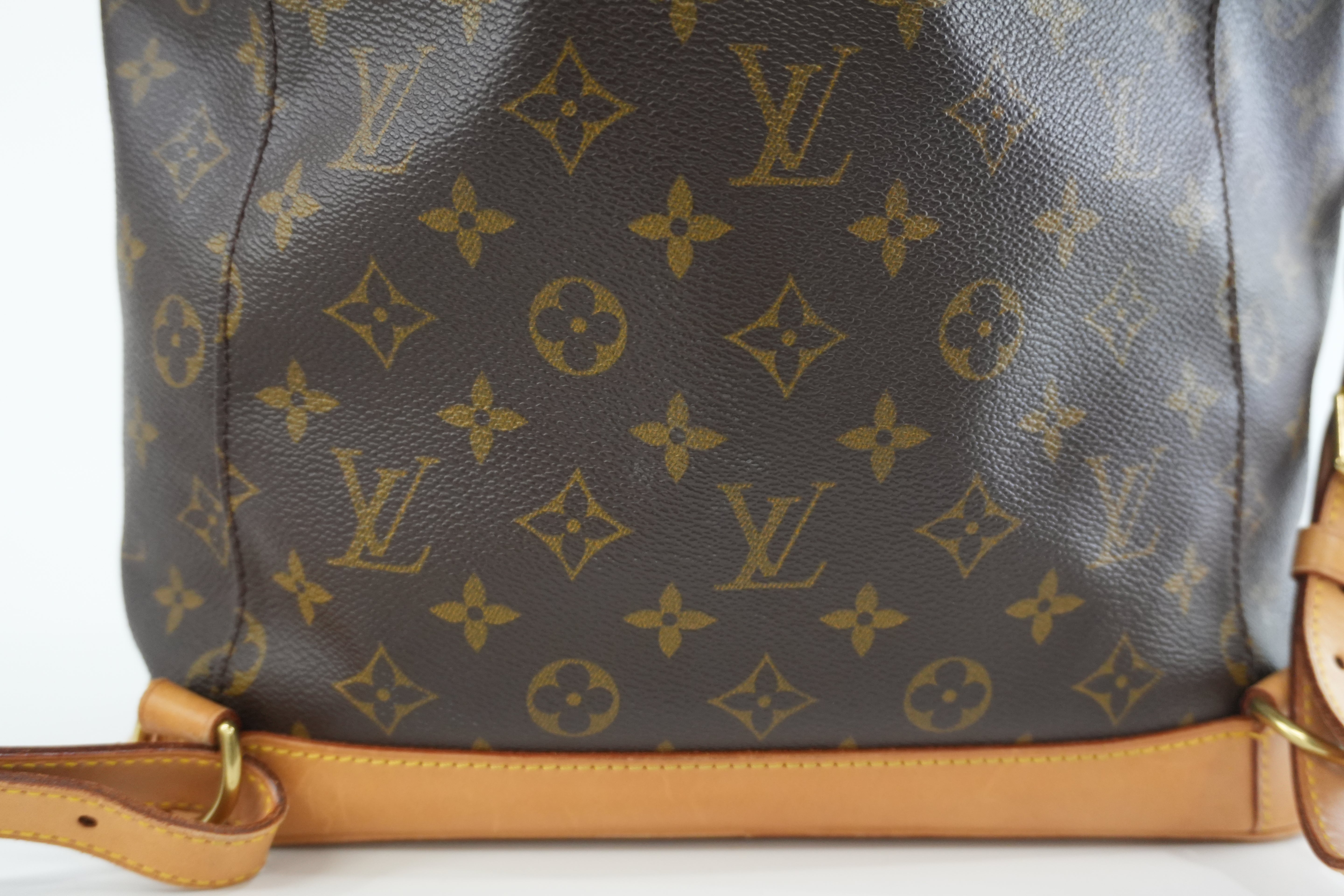 Pre-owned Louis Vuitton Monogram Montsouris GM Backpack Used