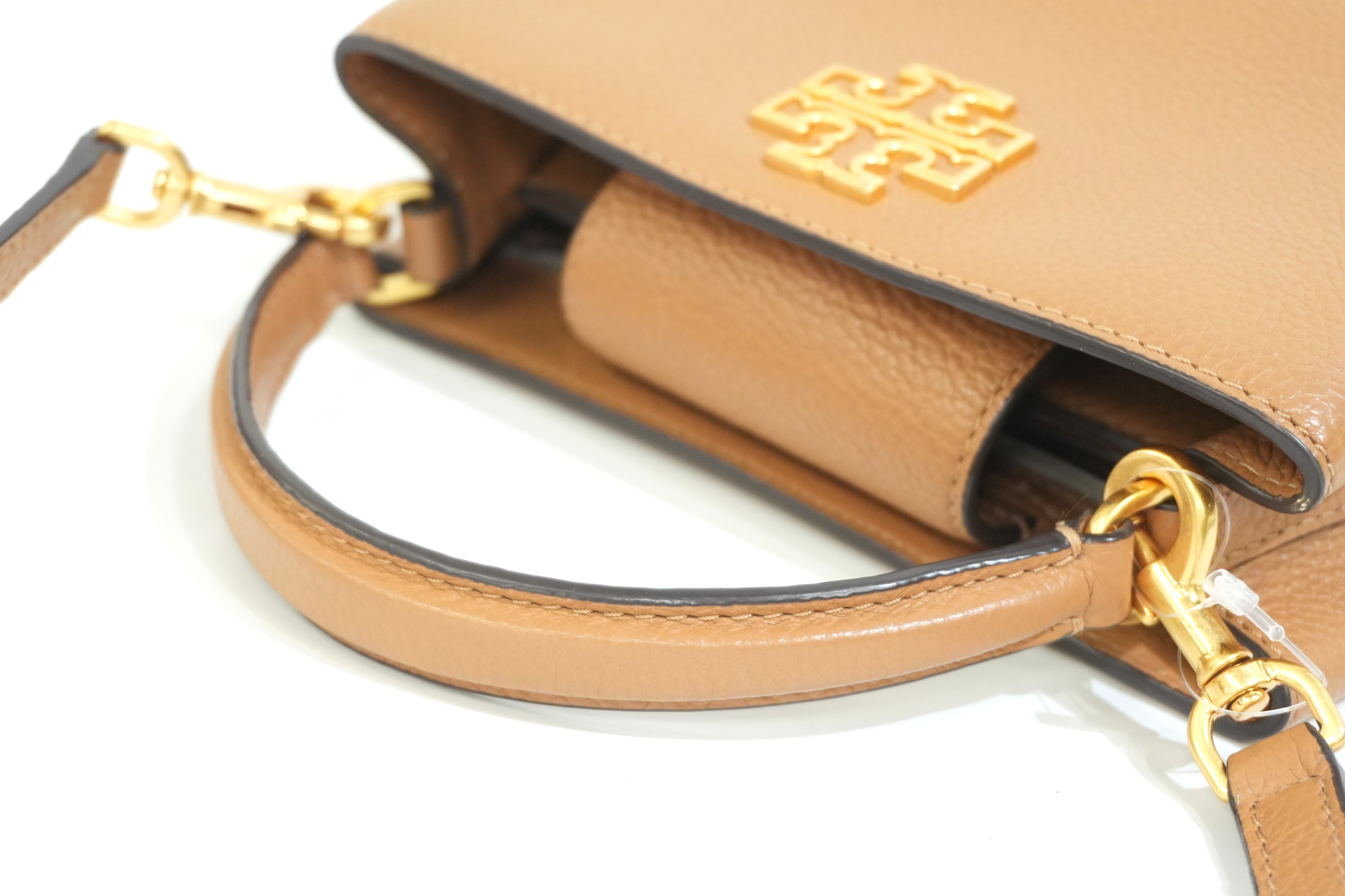 Pre-owned Tory Burch Leather Crossbody Bag Brown