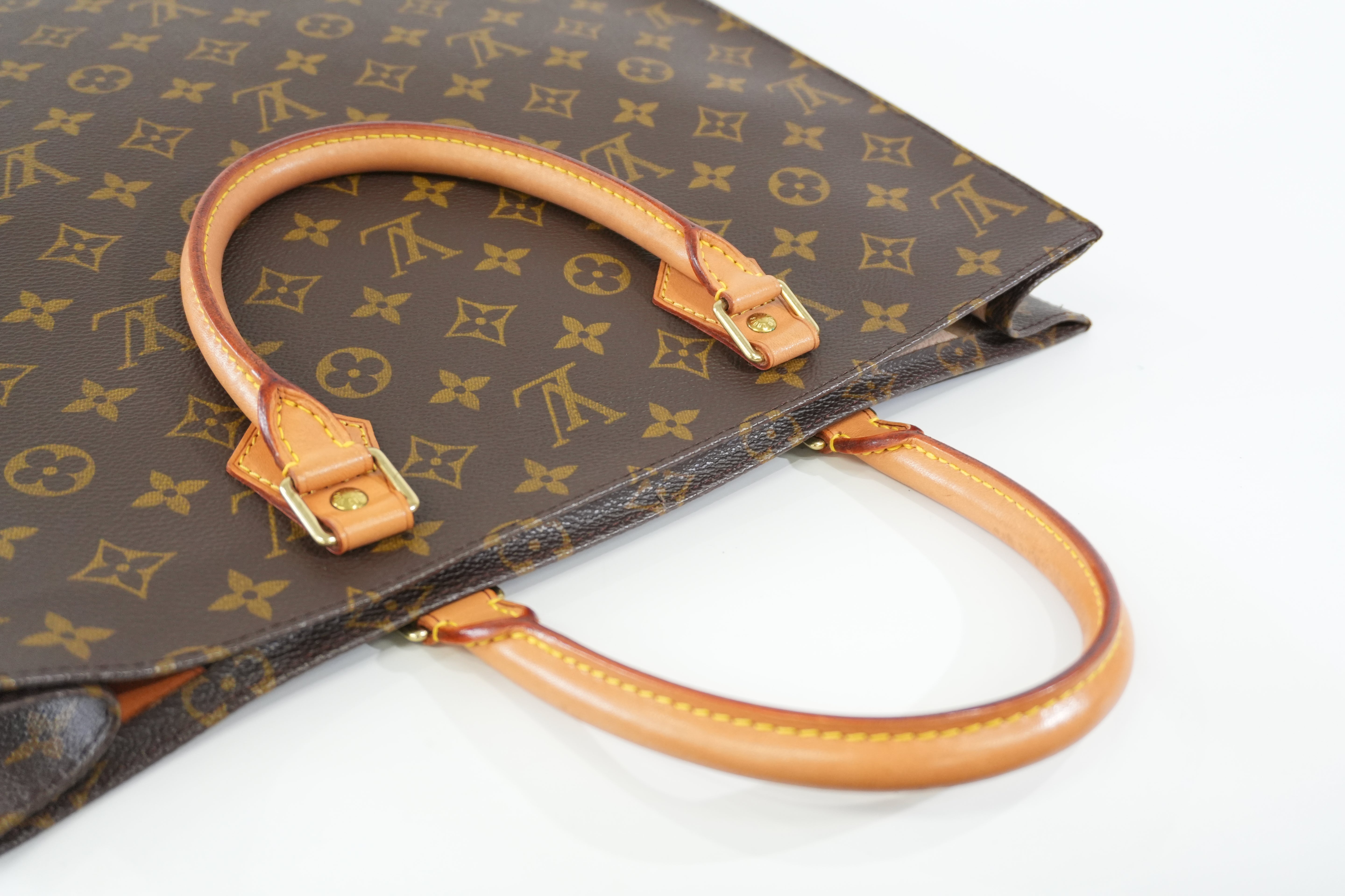 Pre-owned Louis Vuitton Monogram Sac Plat Handbag