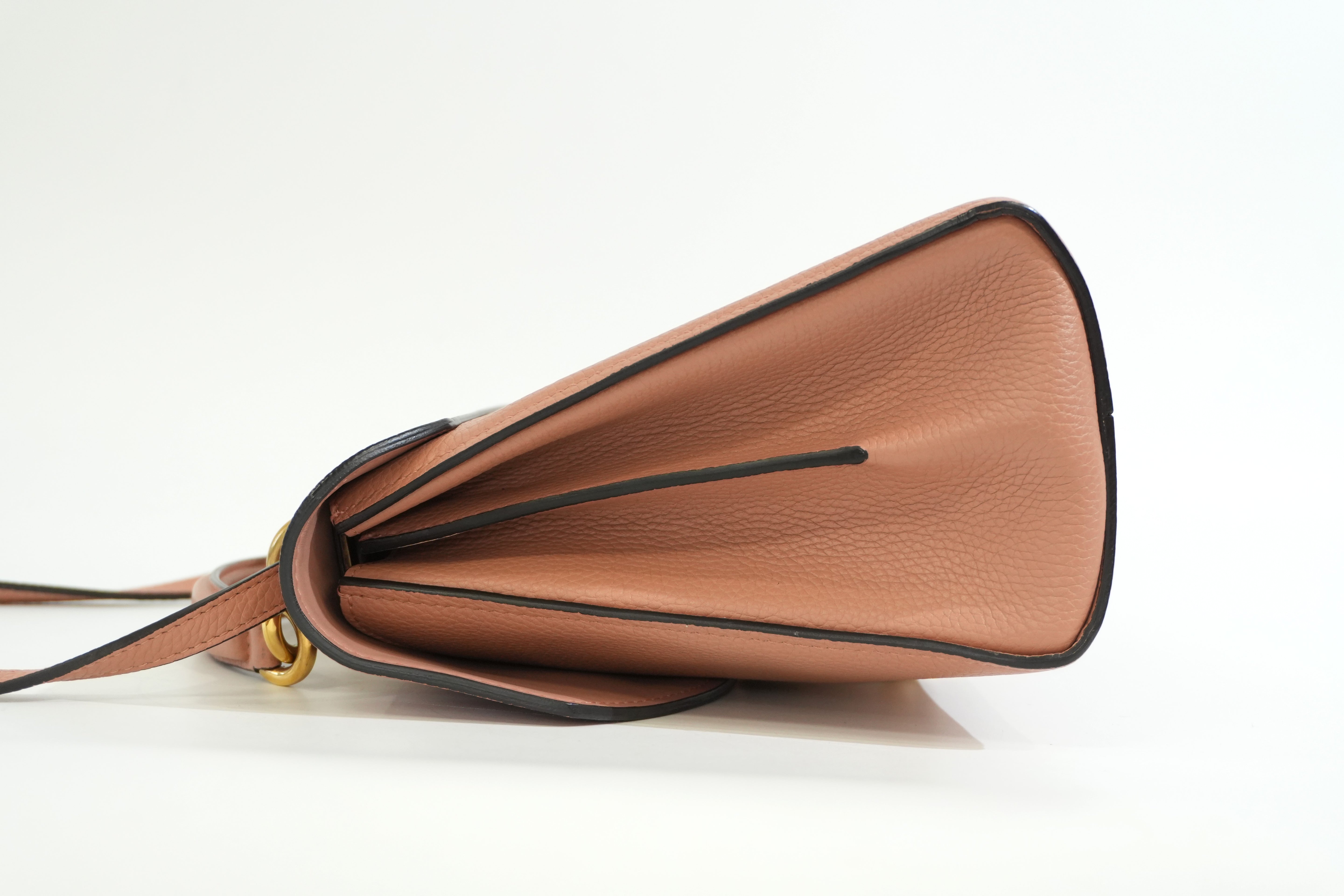 Pre-owned Ferragamo Two Way Shoulder Bag Salmon Pink