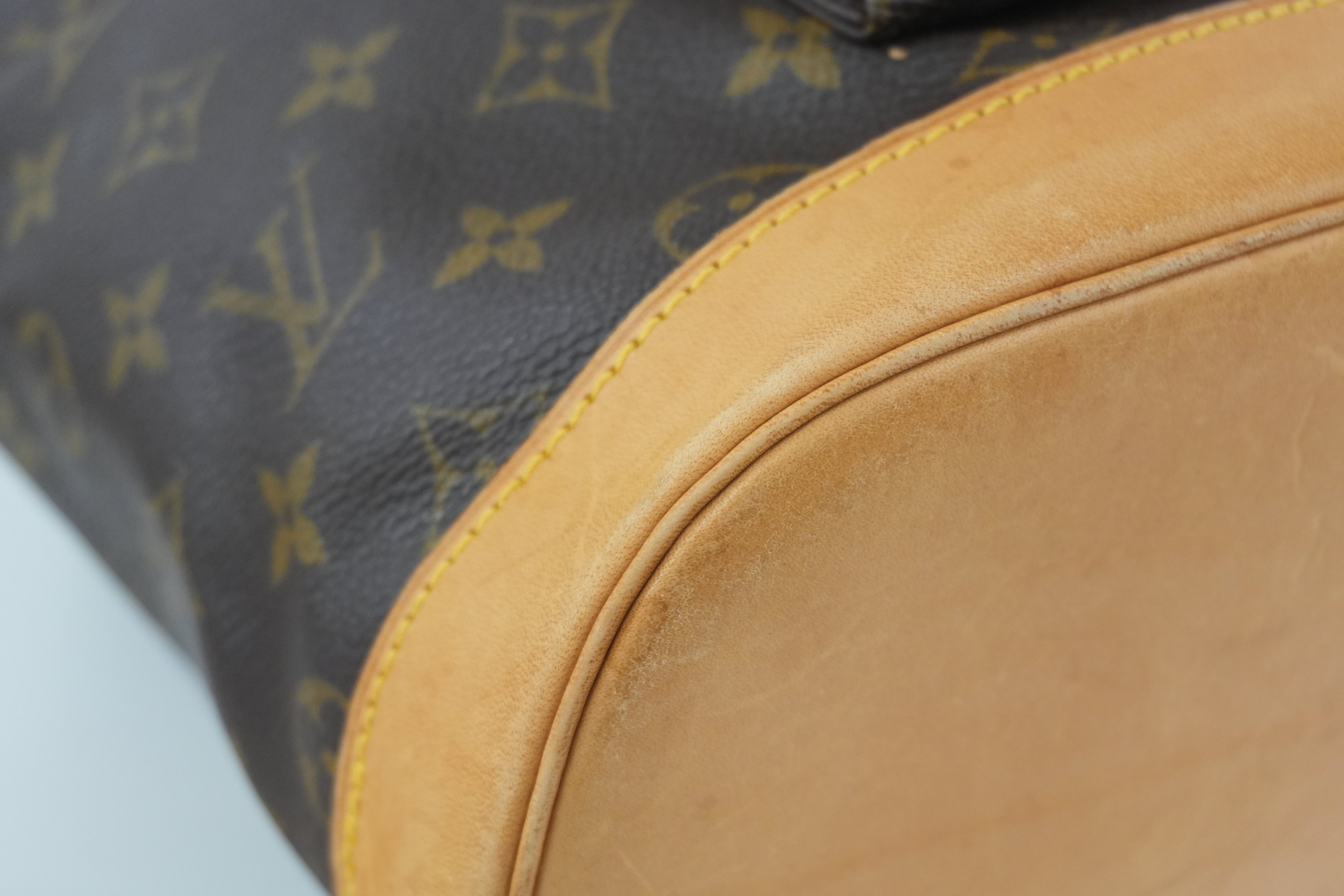 Pre-owned Louis Vuitton Monogram Montsouris GM Backpack Used