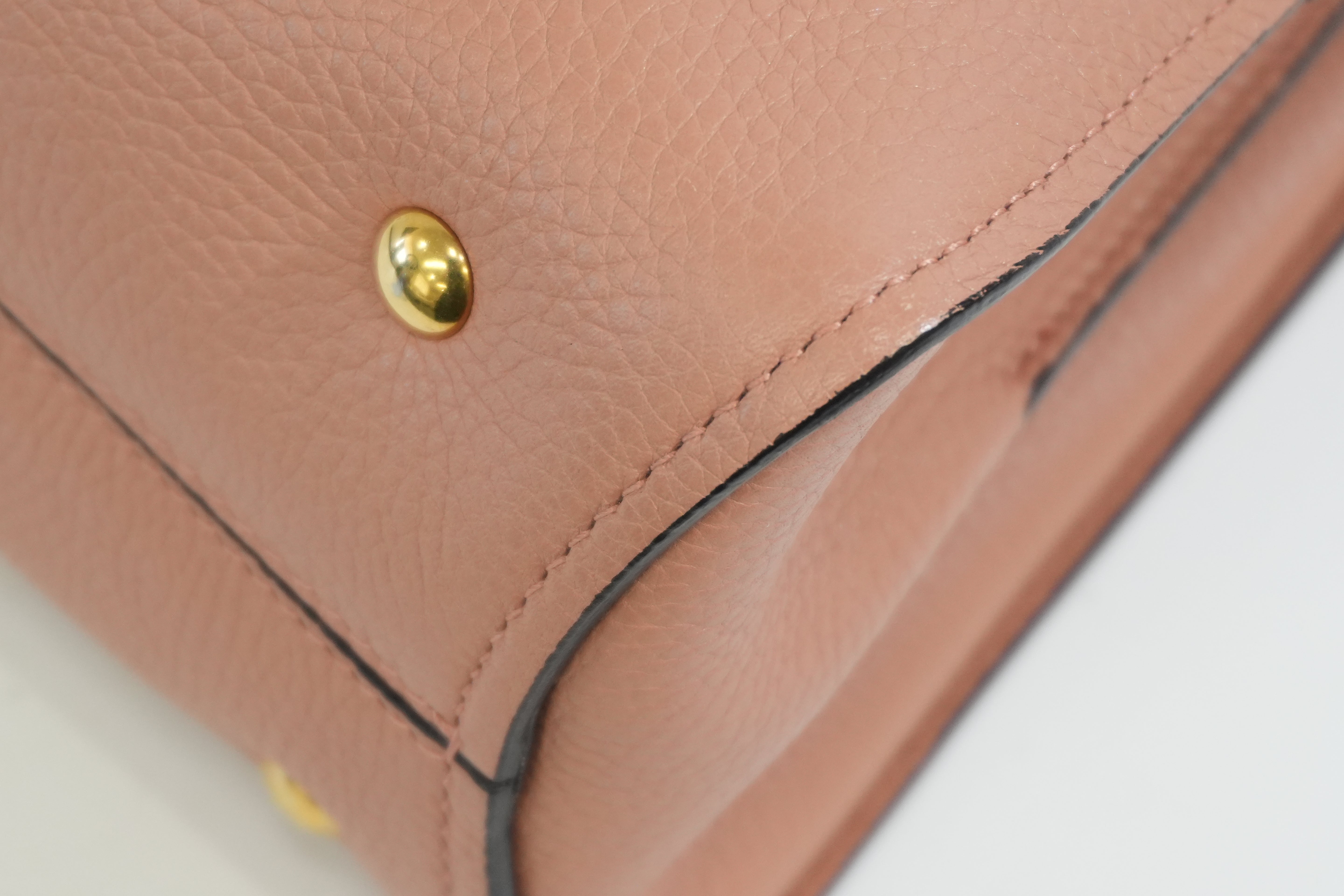 Pre-owned Ferragamo Two Way Shoulder Bag Salmon Pink