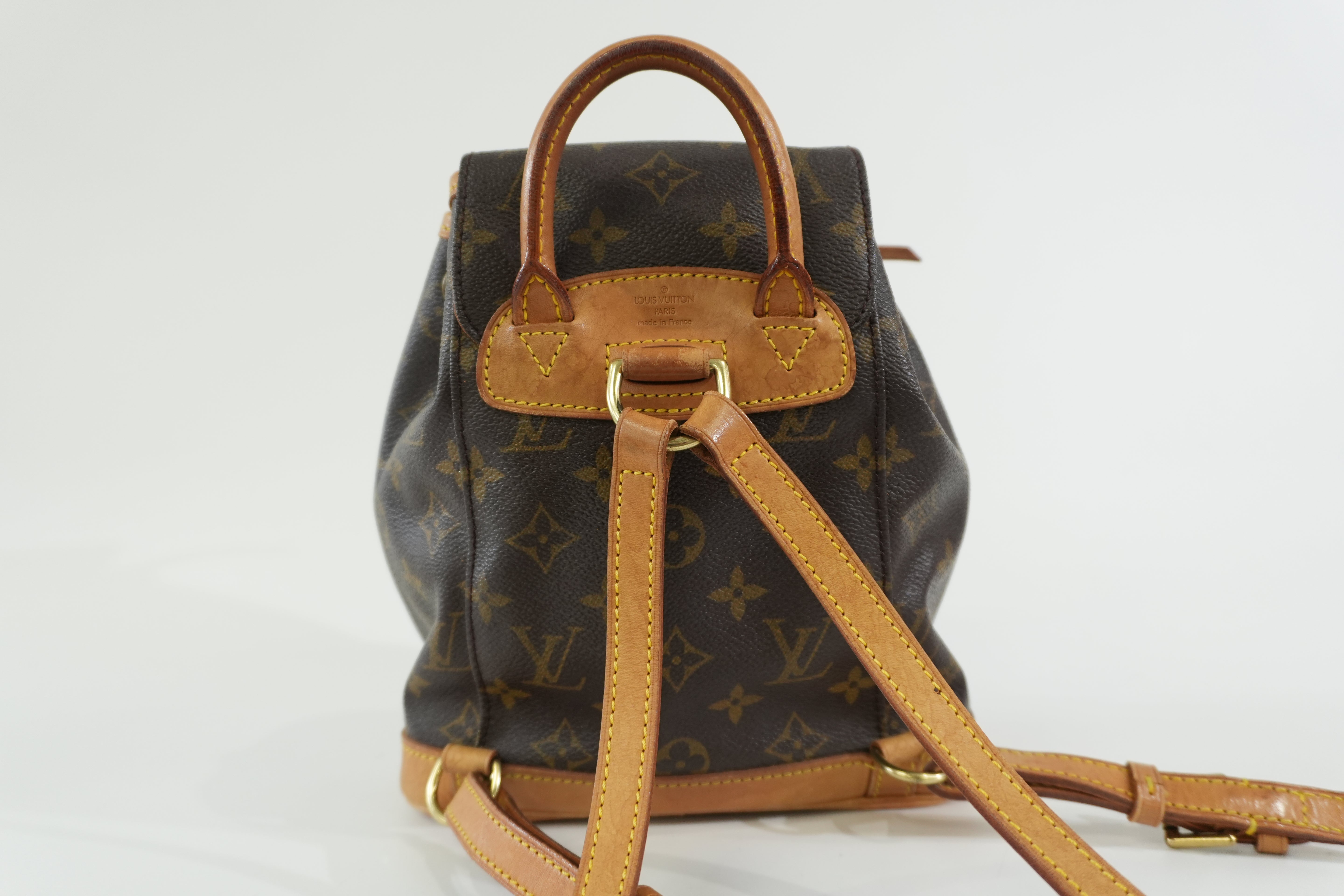 Pre-owned Louis Vuitton Monogram Montsouris PM Backpack