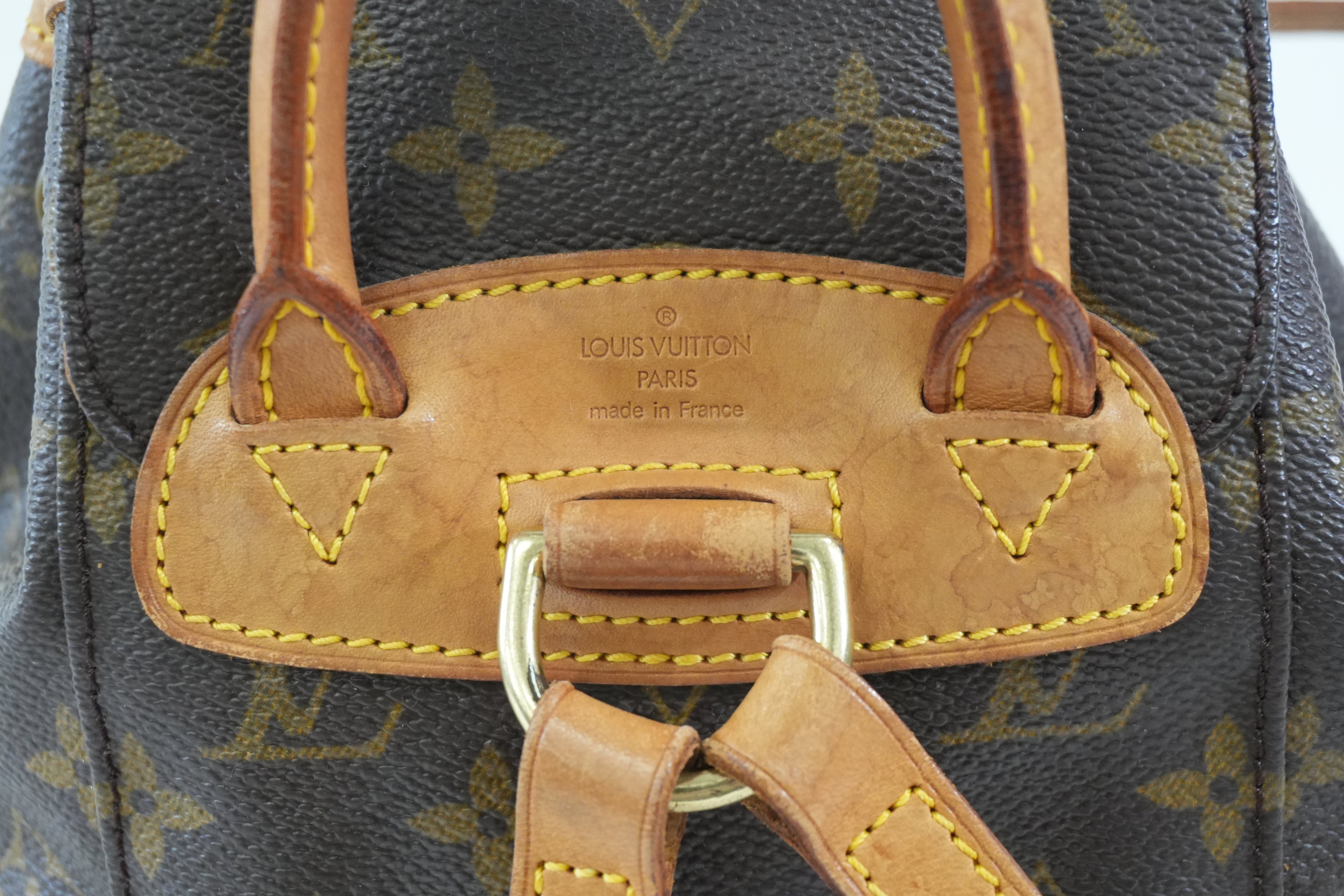 Pre-owned Louis Vuitton Monogram Montsouris PM Backpack