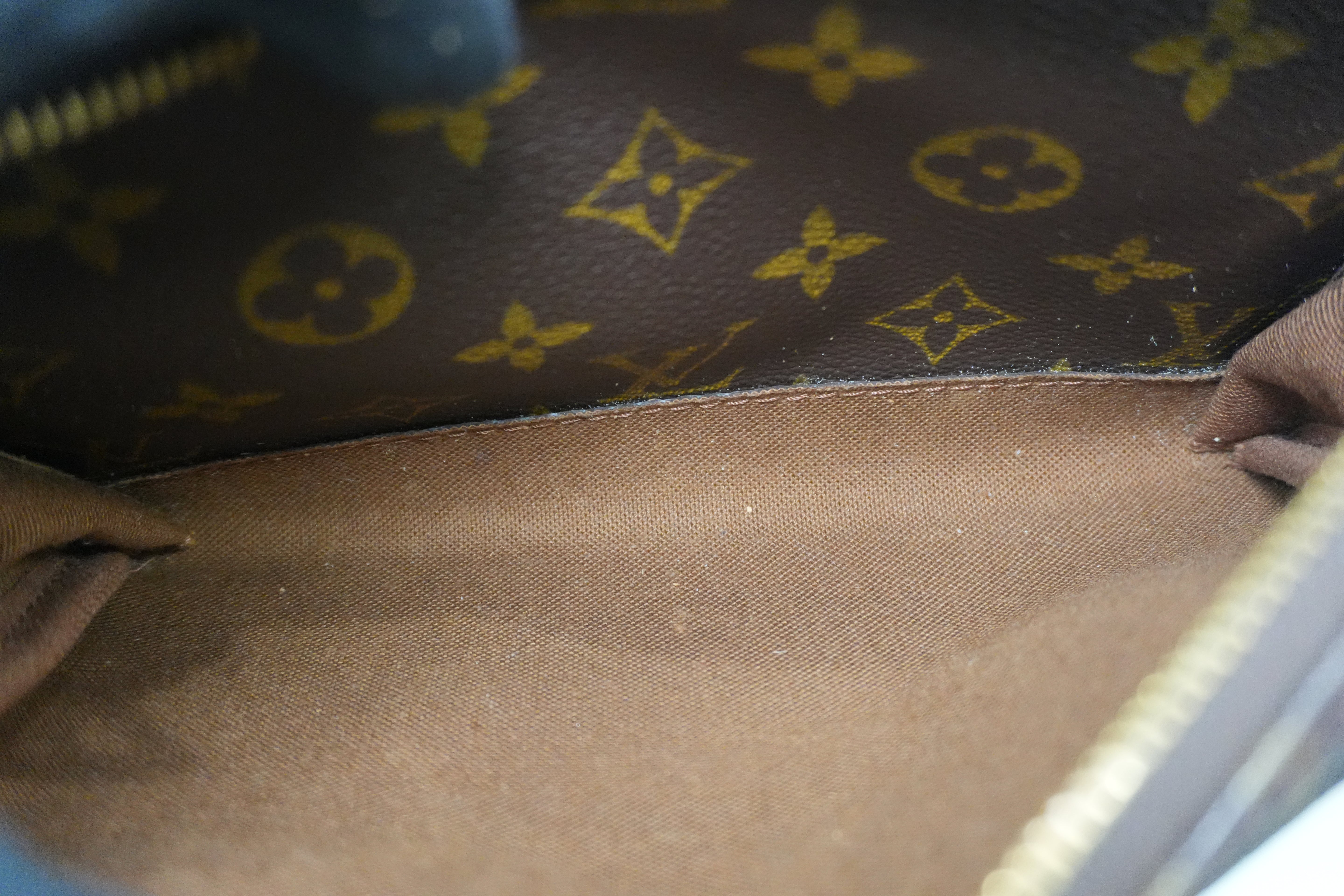 Pre-owned Louis Vuitton Monogram Montsouris GM Backpack Used