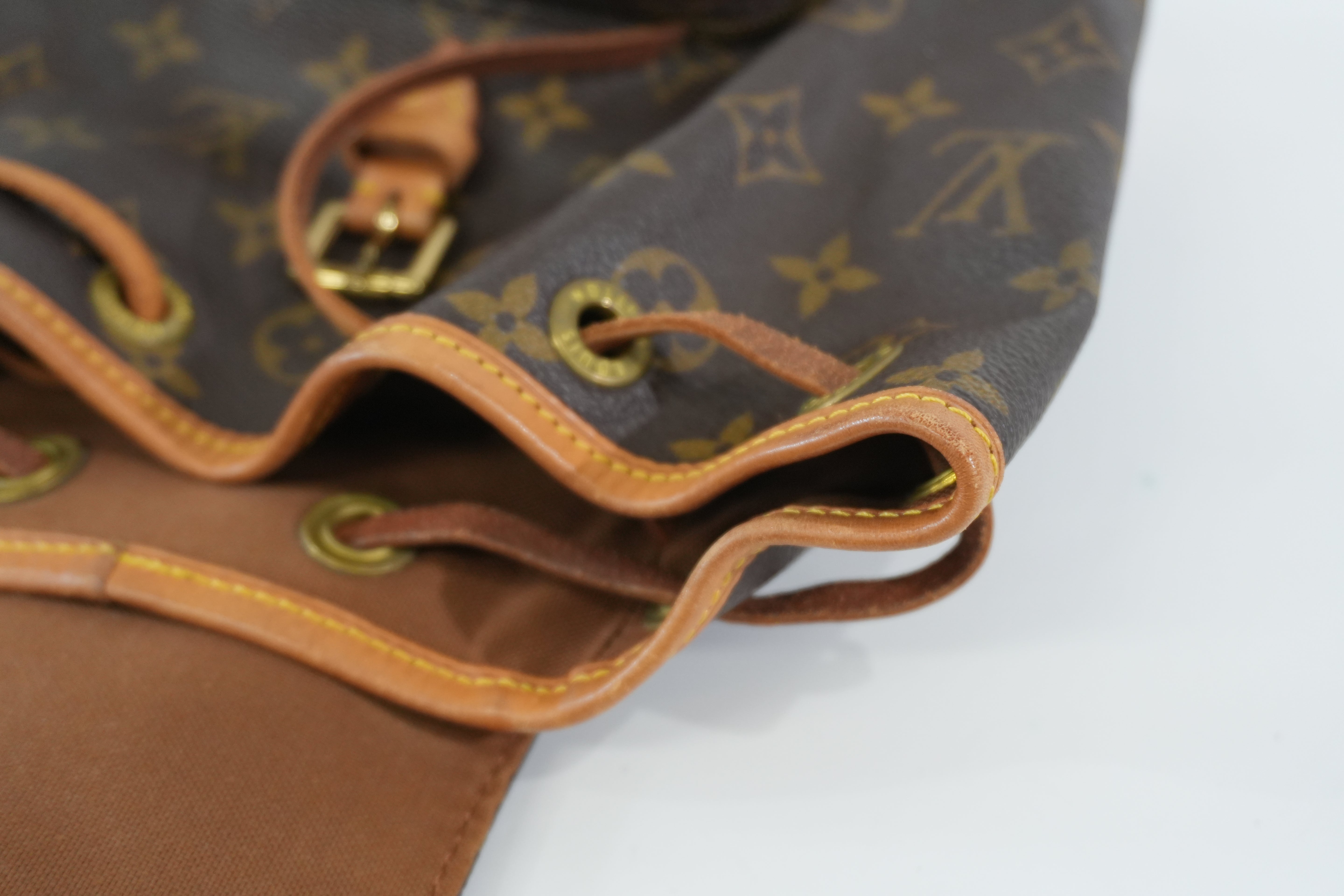 Pre-owned Louis Vuitton Monogram Montsouris PM Backpack