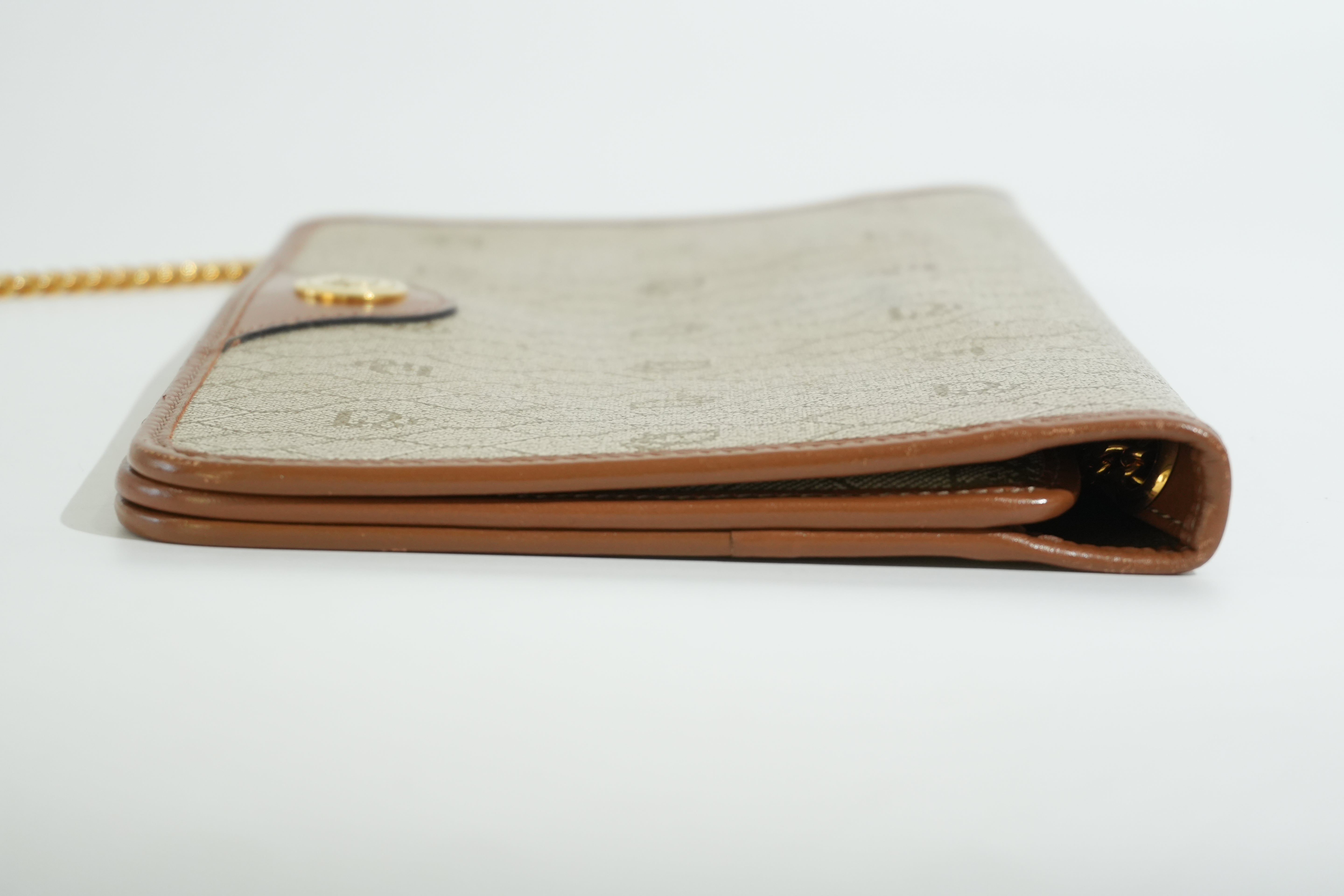 Pre-owned Dior Honeycomb Chain Shoulder Bag Brown