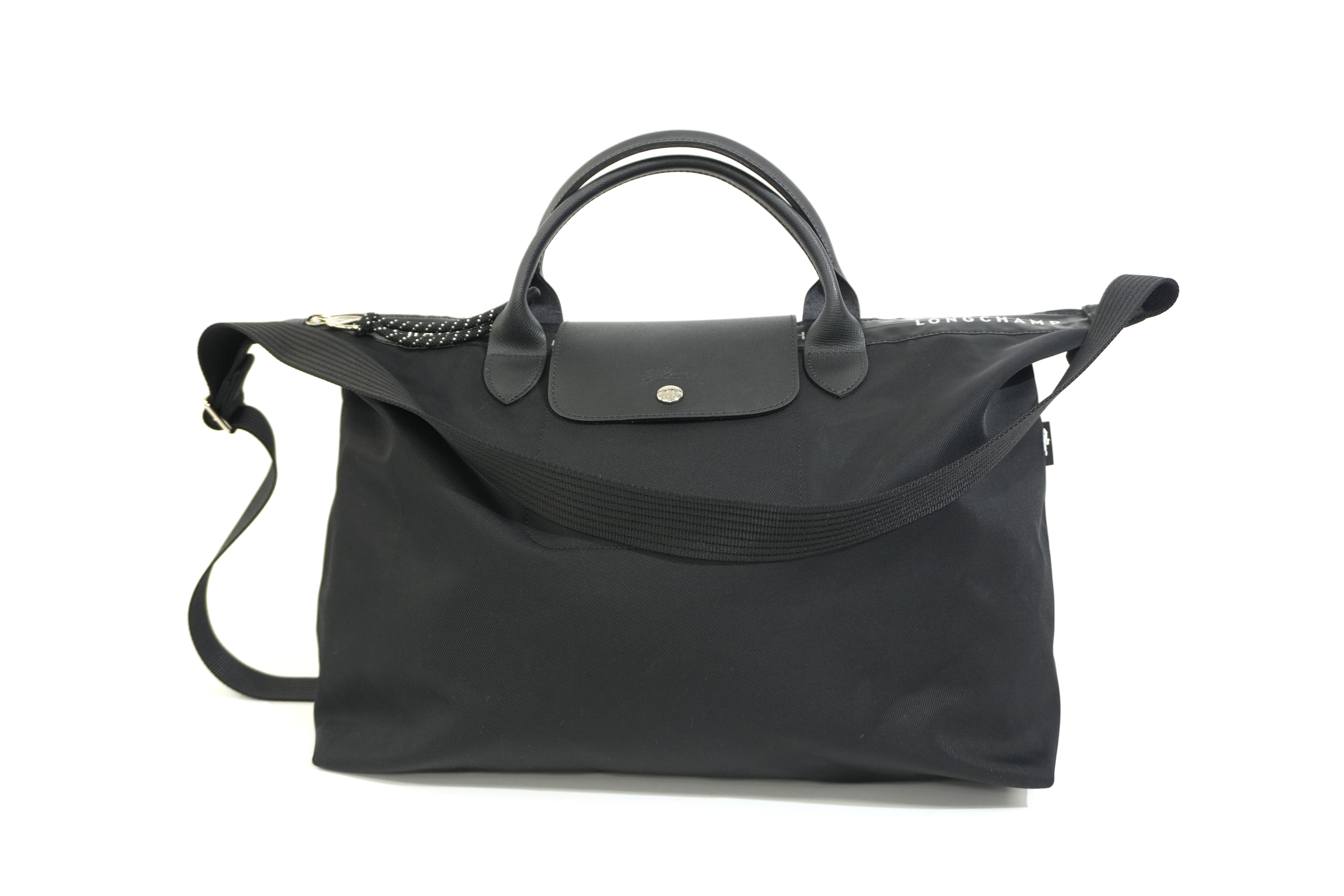 Pre-owned Longchamp Two Way Shoulder Bag Black