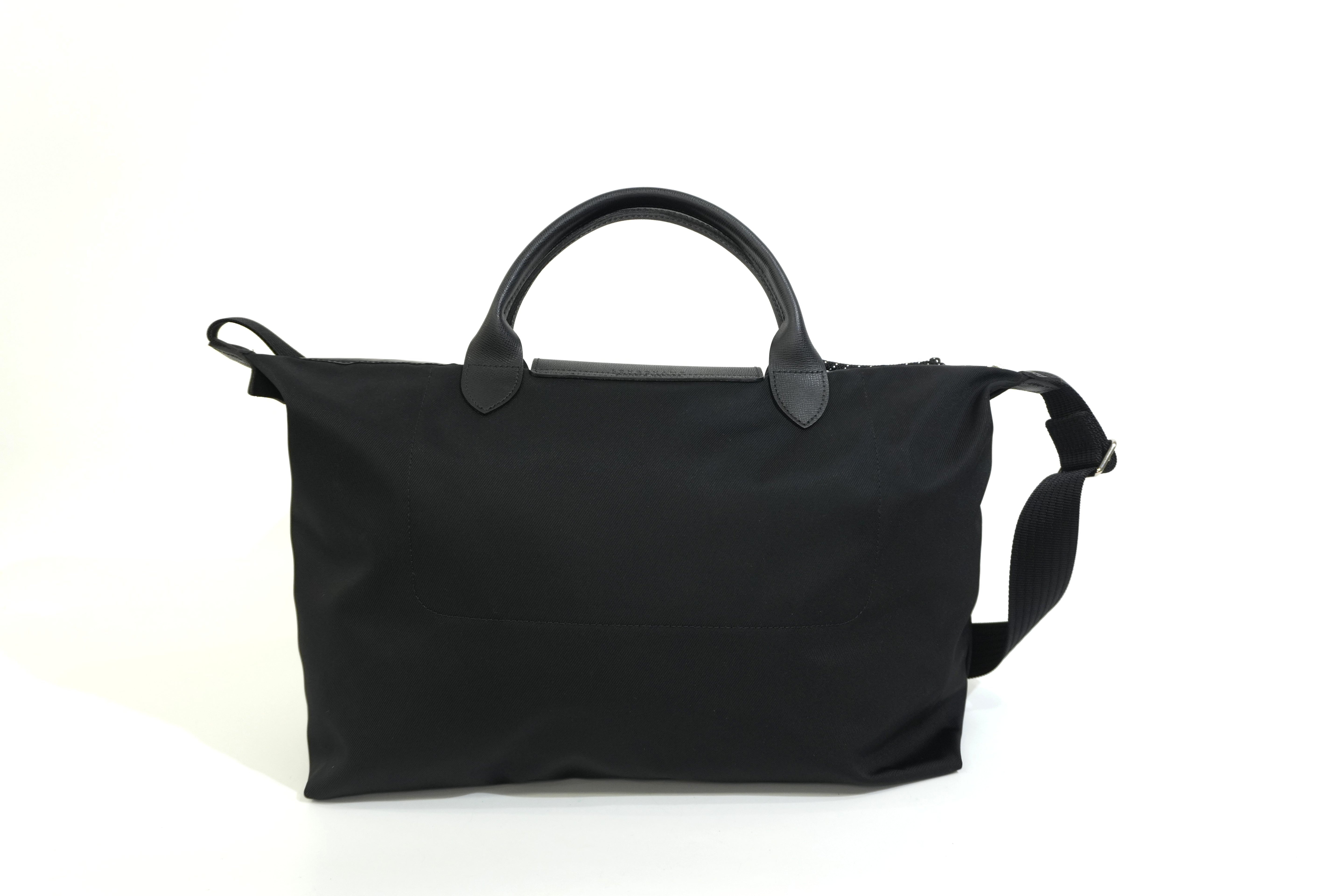 Pre-owned Longchamp Two Way Shoulder Bag Black