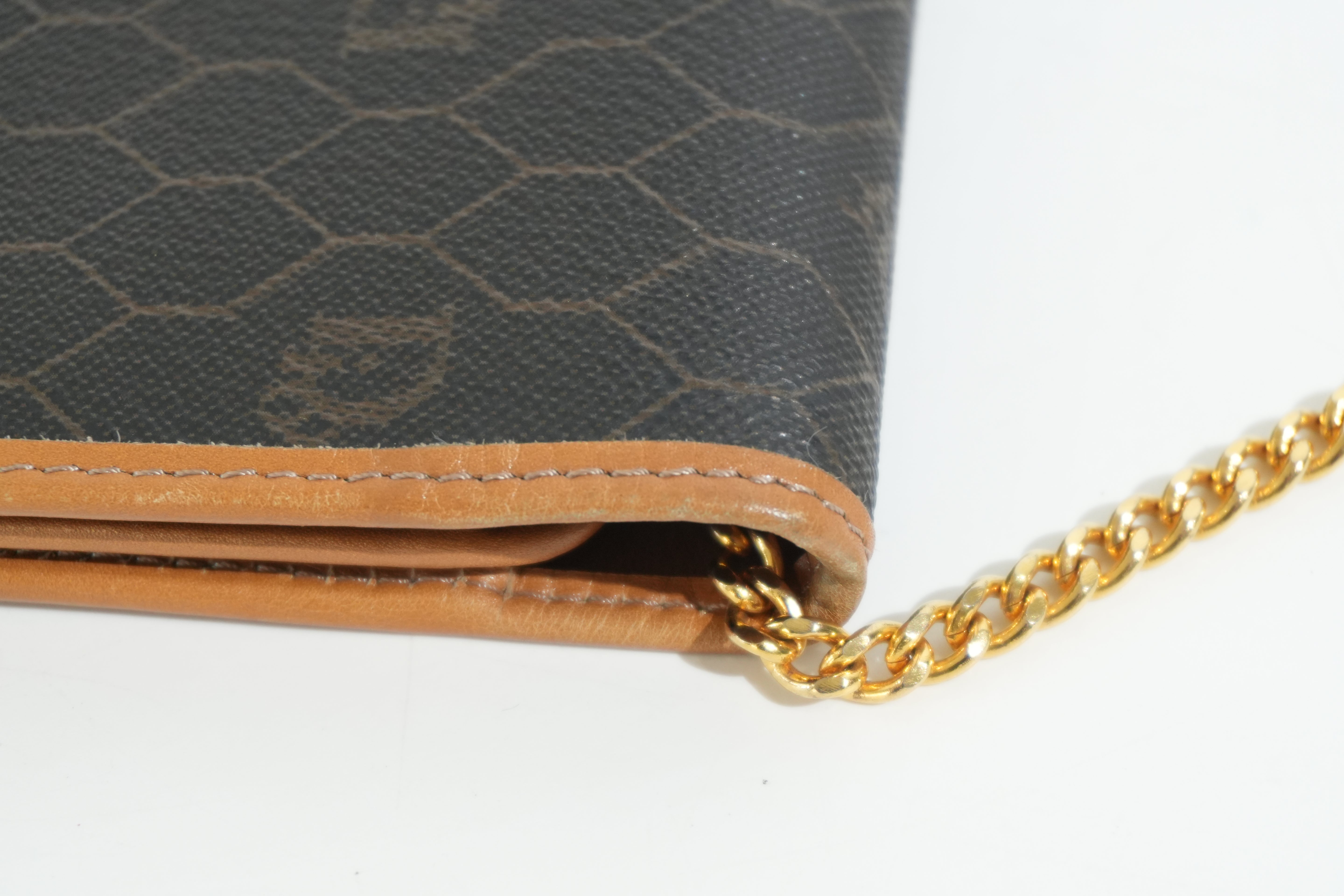 Pre-owned Dior Honeycomb Chain Shoulder Bag Black
