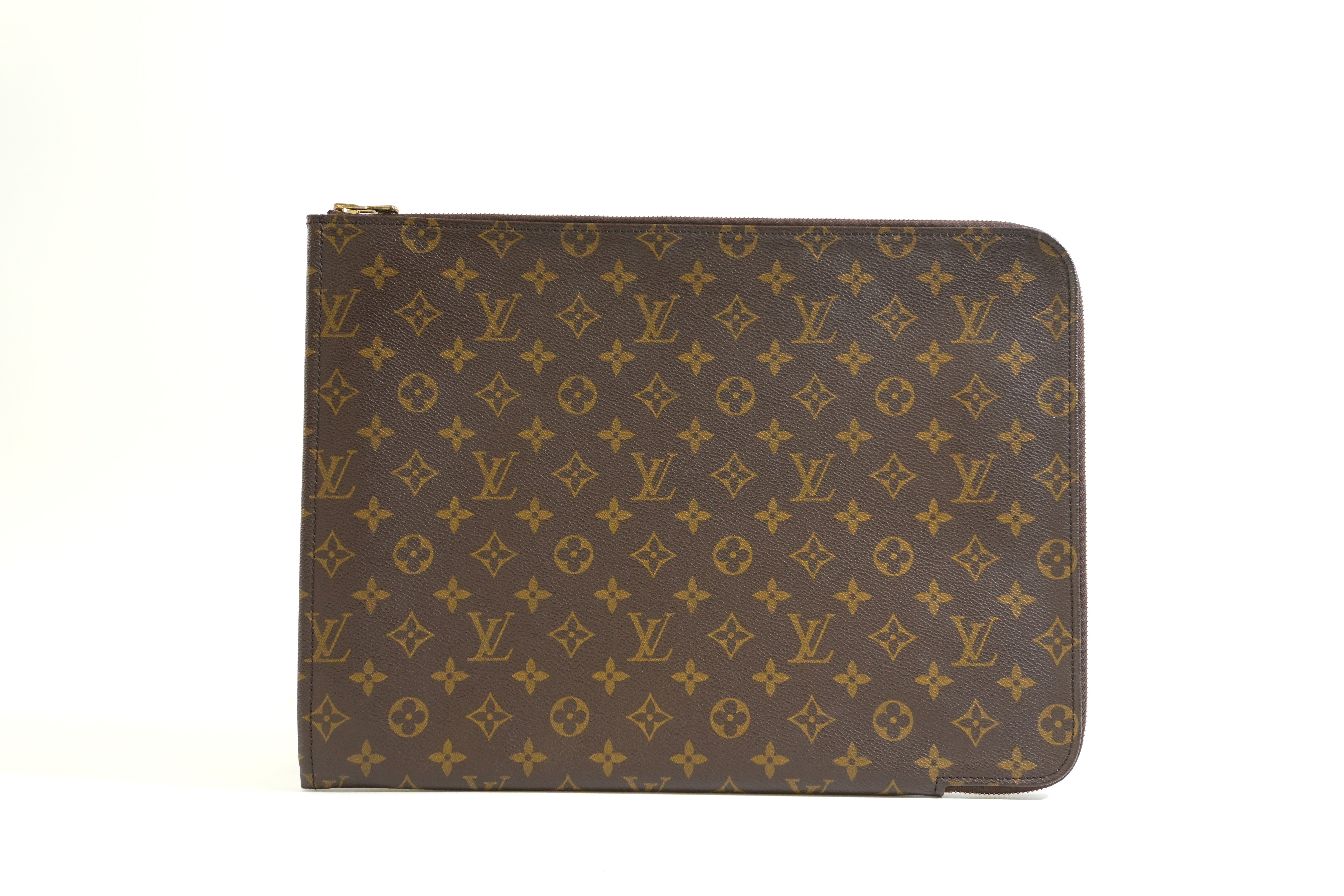 Pre-owned Louis Vuitton Monogram Porte Documents