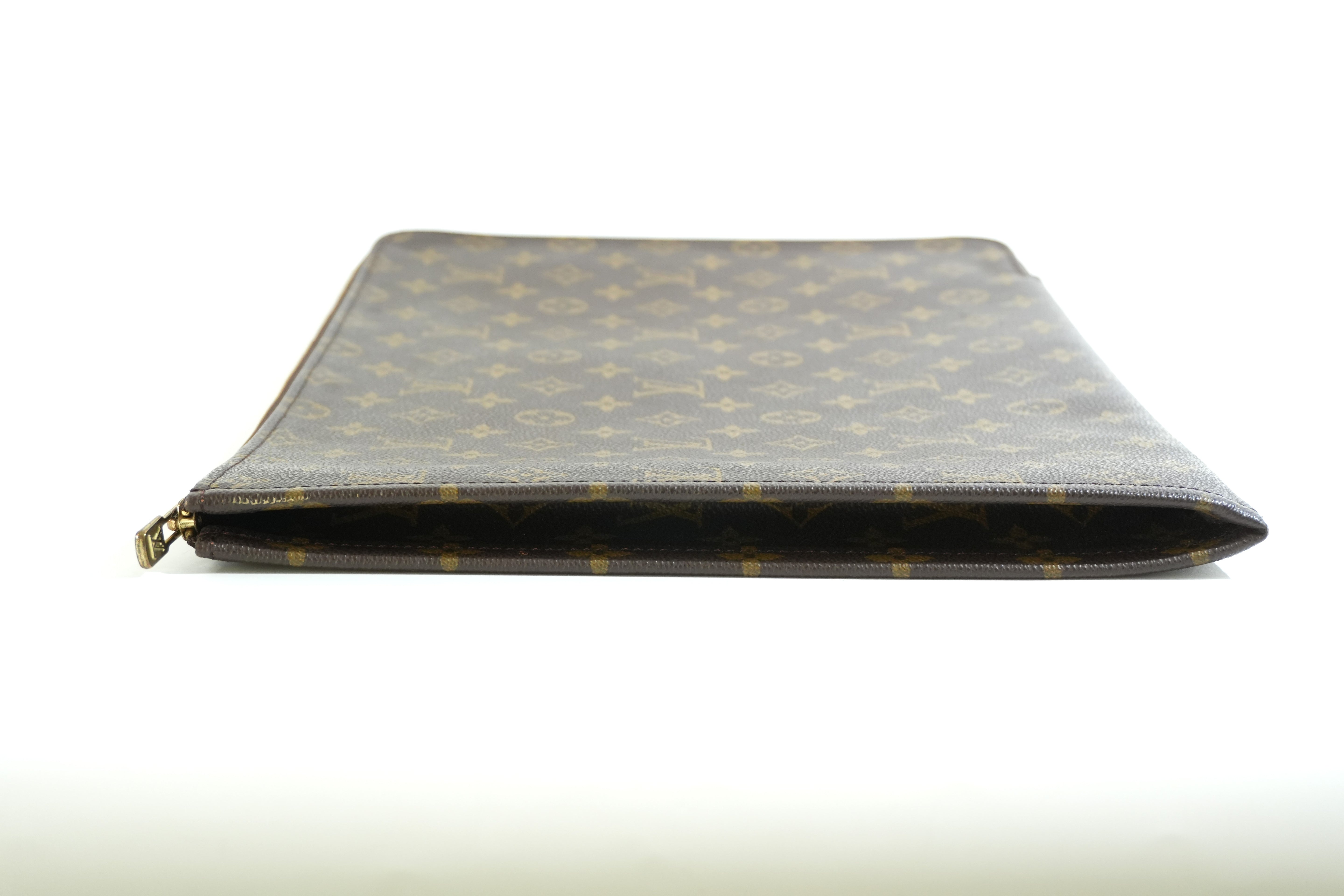 Pre-owned Louis Vuitton Monogram Porte Documents