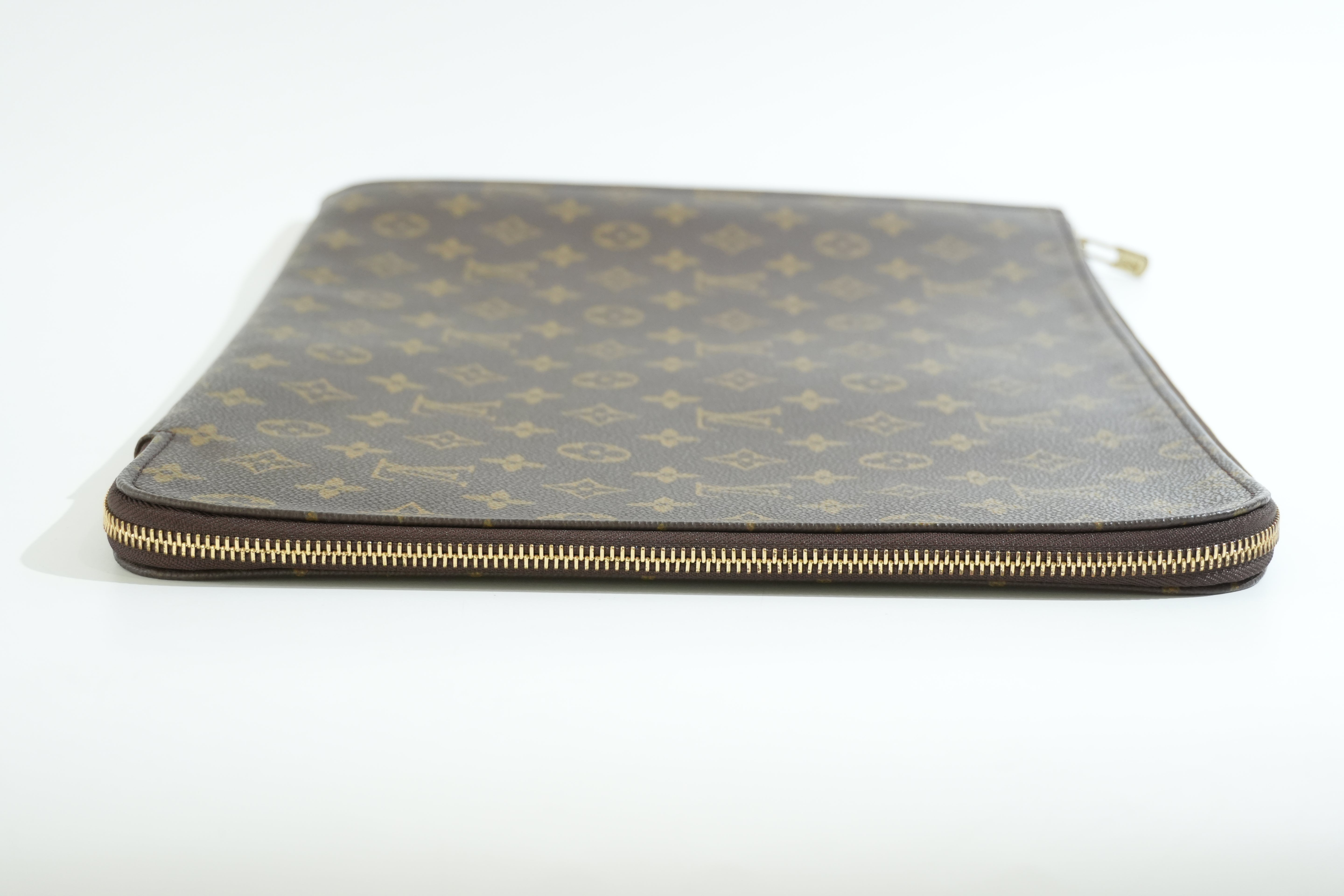 Pre-owned Louis Vuitton Monogram Porte Documents