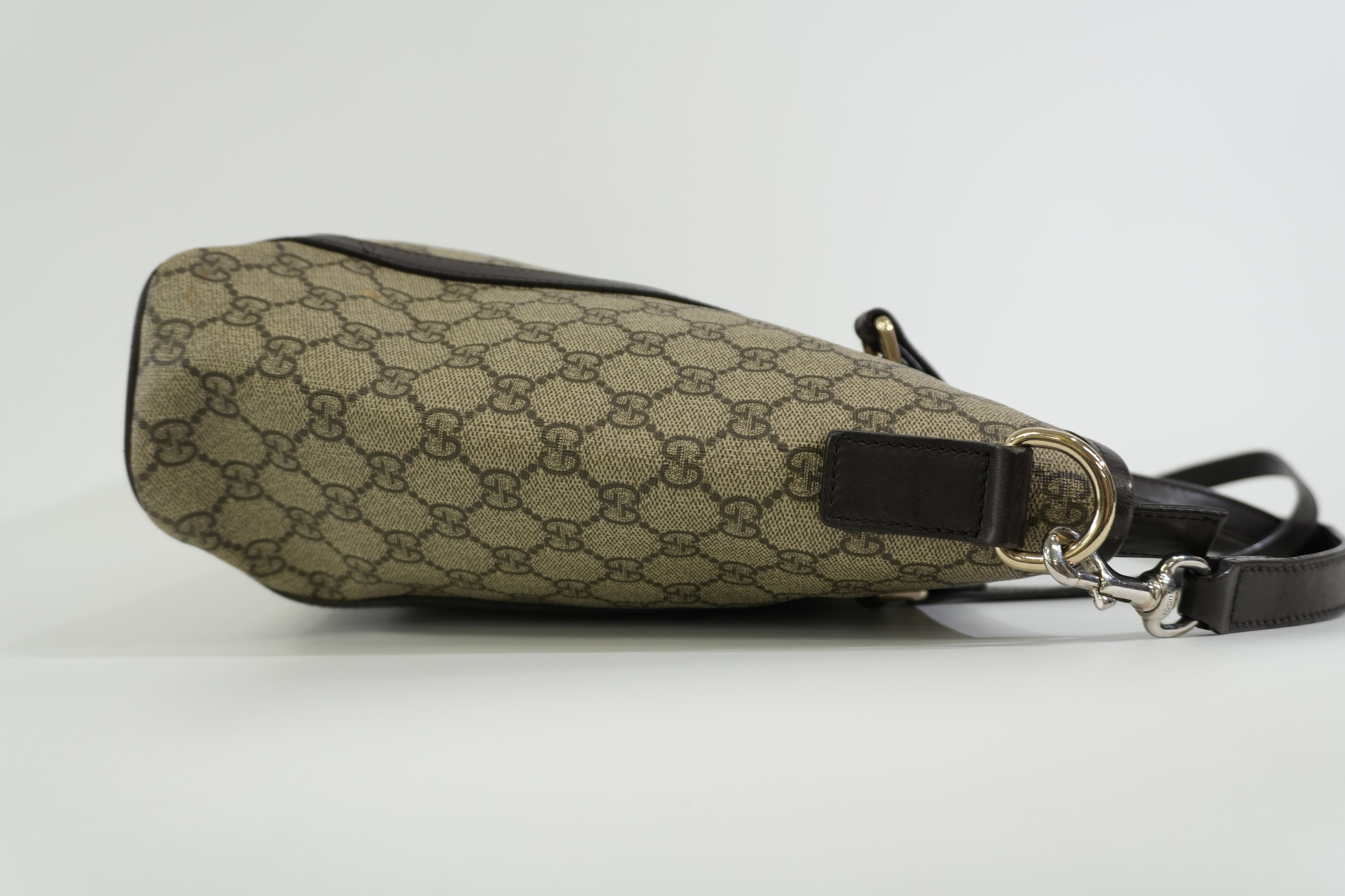 Pre-owned Gucci Guccisima Two Way Shoulder Bag Brown