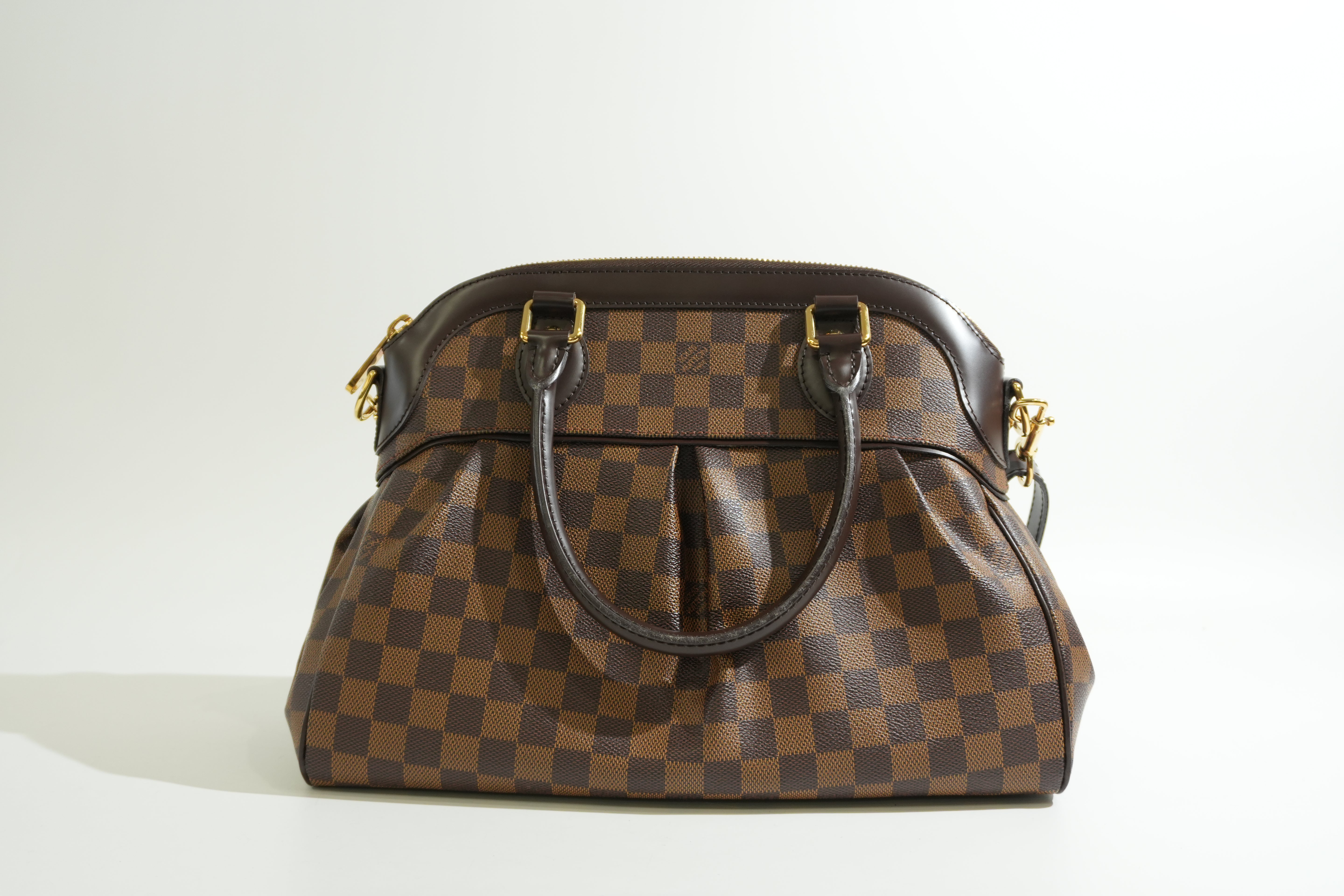 Pre-owned Louis Vuitton Damier Ebene Two Way Trevi PM Shoulder Bag