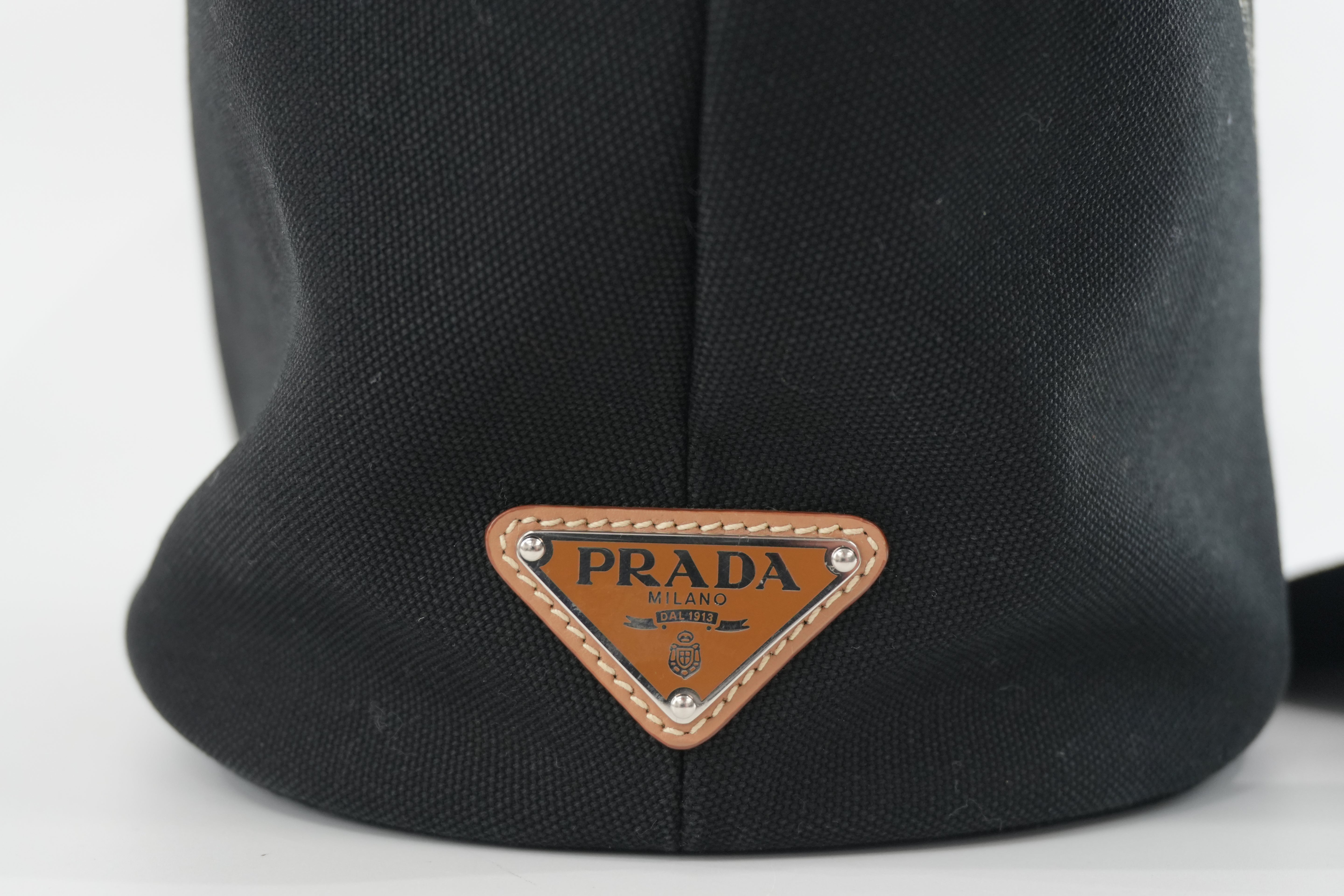 Prada Two Way Shoulder Bag Black Used