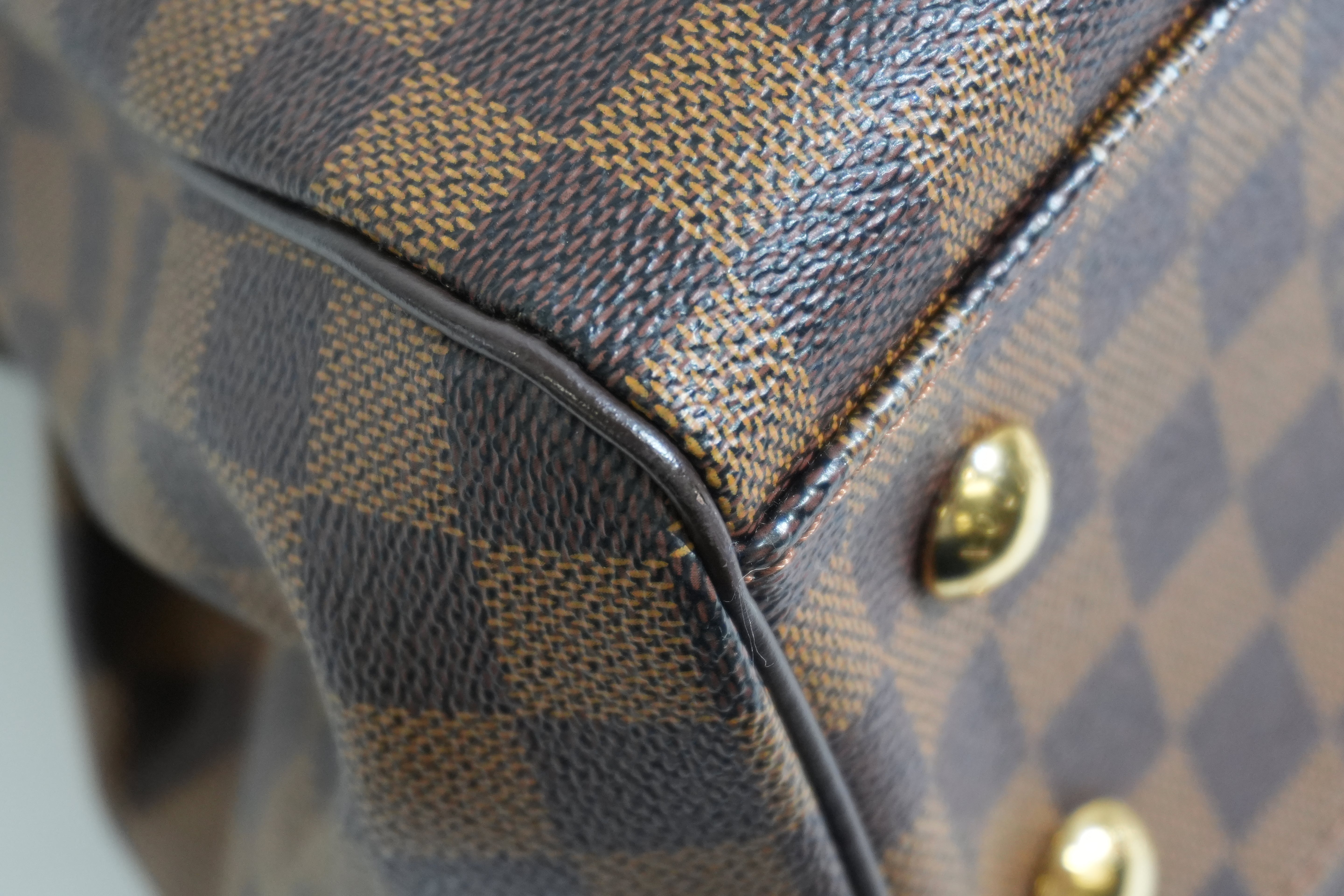 Pre-owned Louis Vuitton Damier Ebene Two Way Trevi PM Shoulder Bag