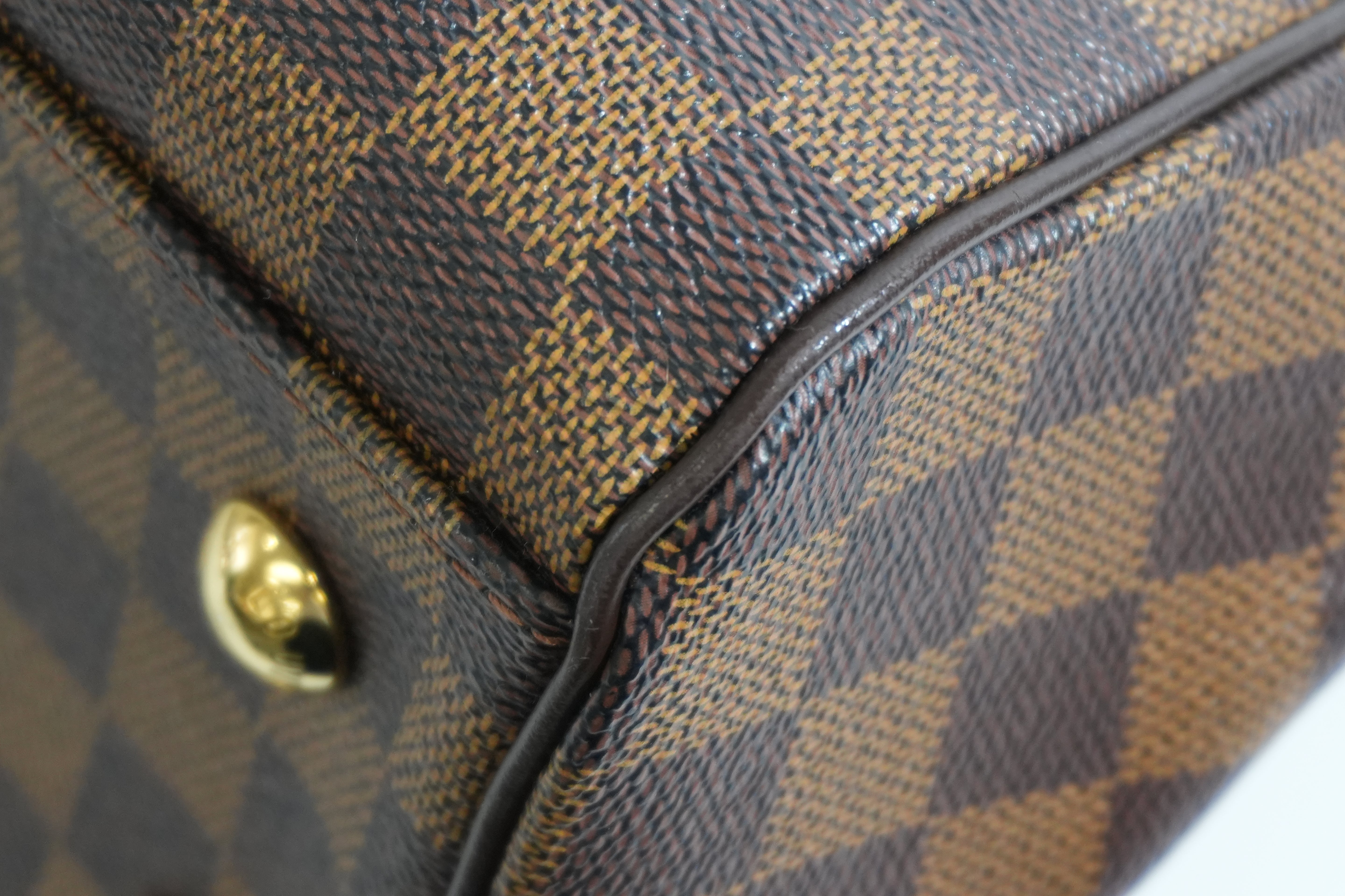 Pre-owned Louis Vuitton Damier Ebene Two Way Trevi PM Shoulder Bag
