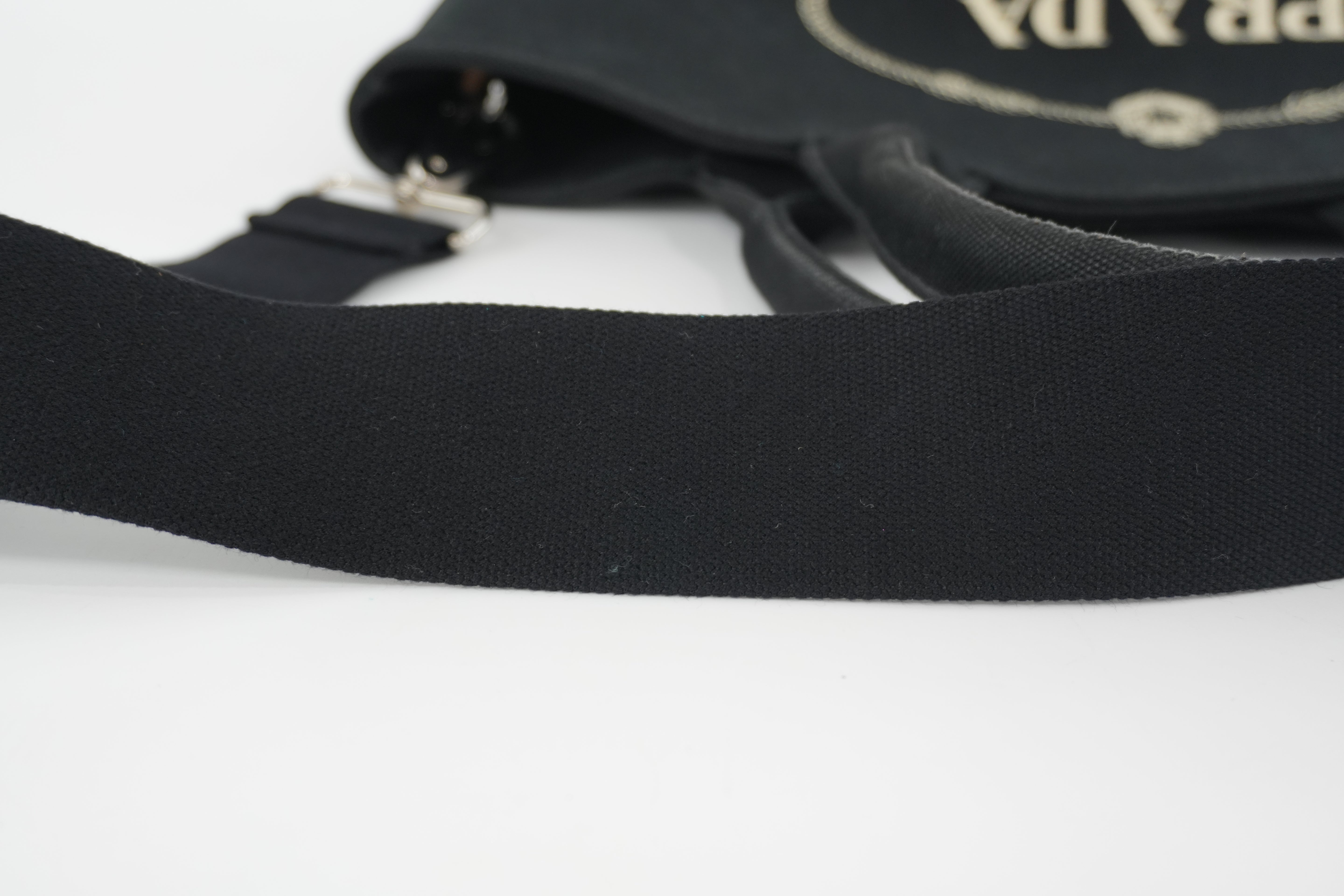 Prada Two Way Shoulder Bag Black Used