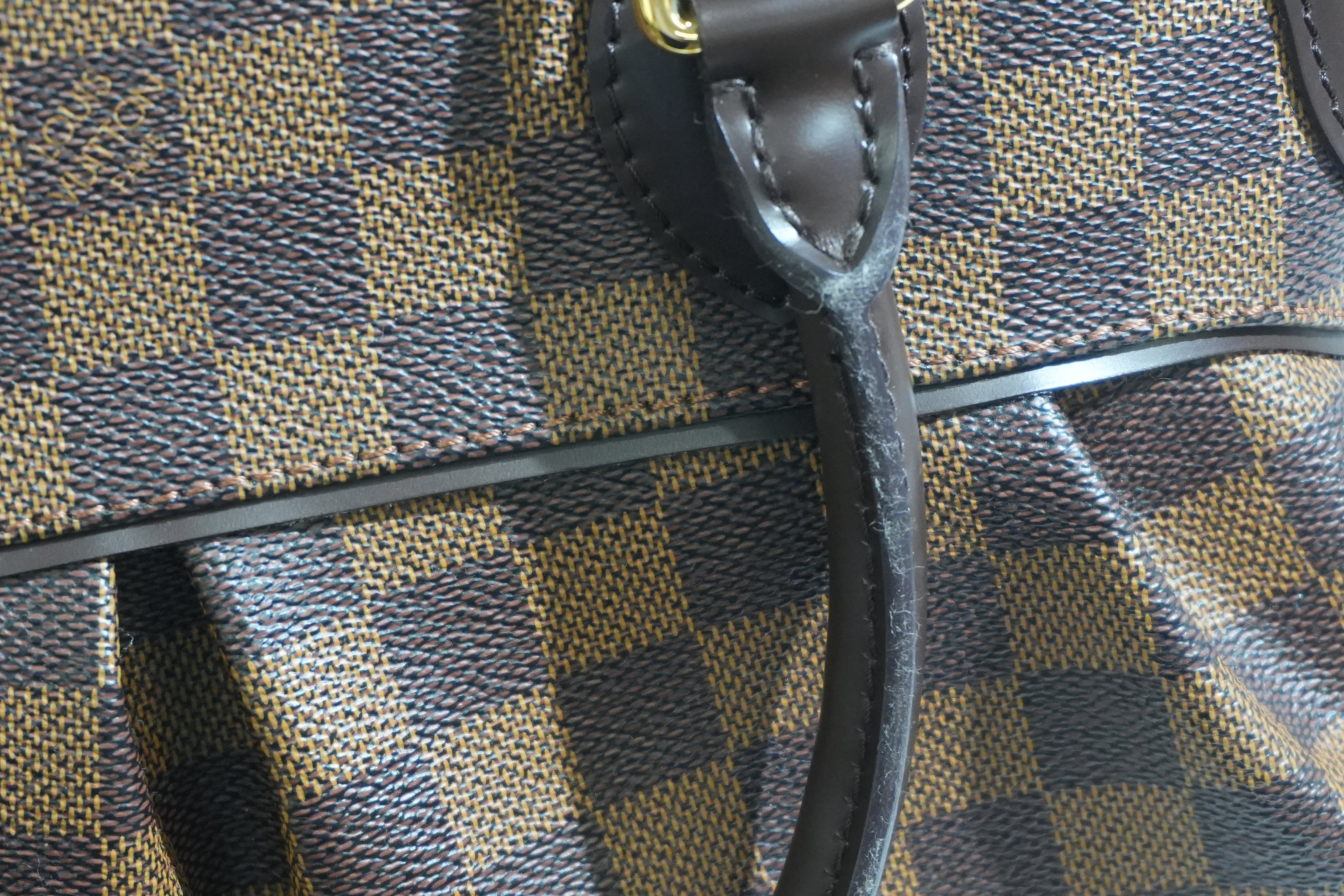 Pre-owned Louis Vuitton Damier Ebene Two Way Trevi PM Shoulder Bag
