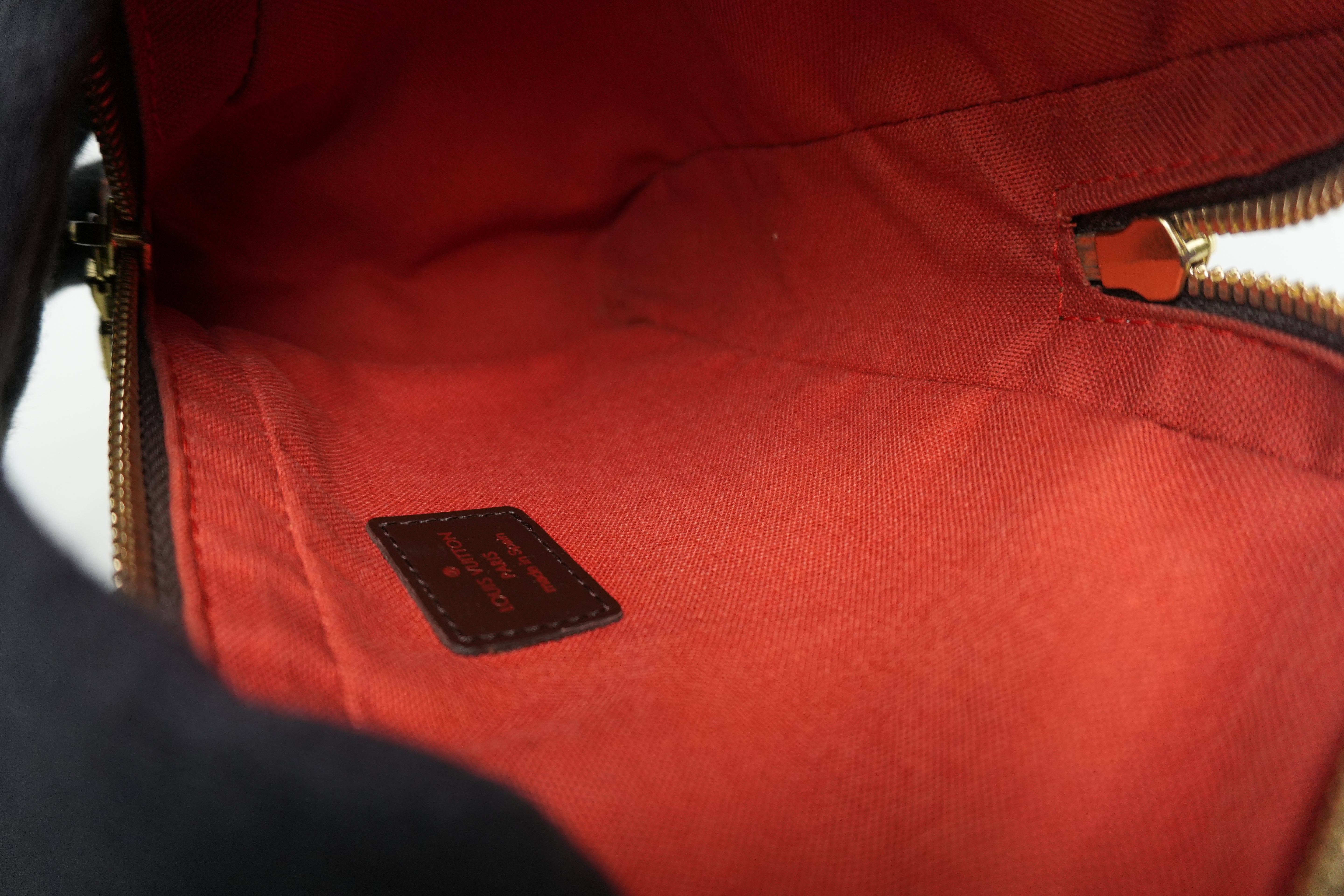 Pre-owned Louis Vuitton Damier Ebene Geronimo Body Bag Used