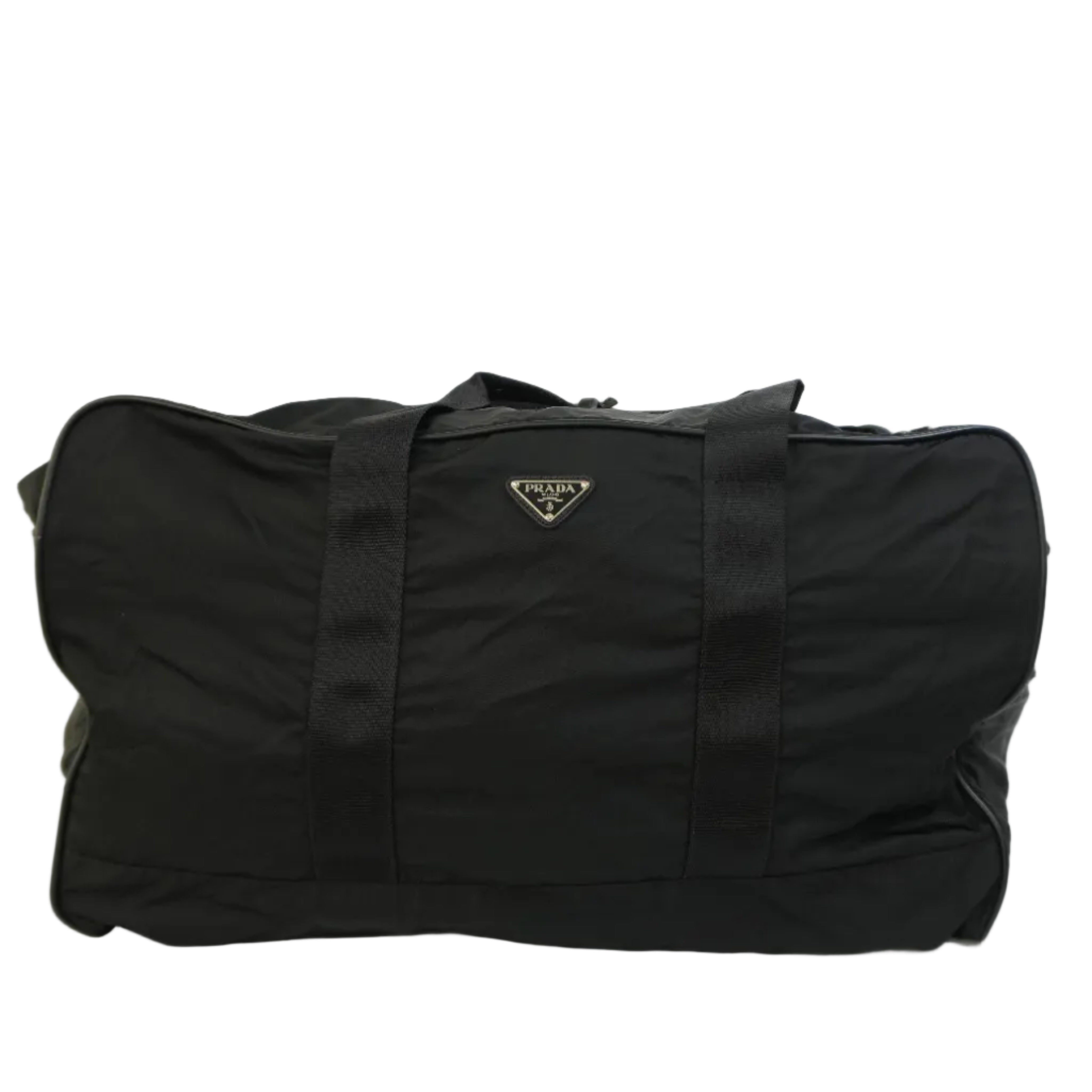Pre-owned Prada Nylon Travel Bag Black