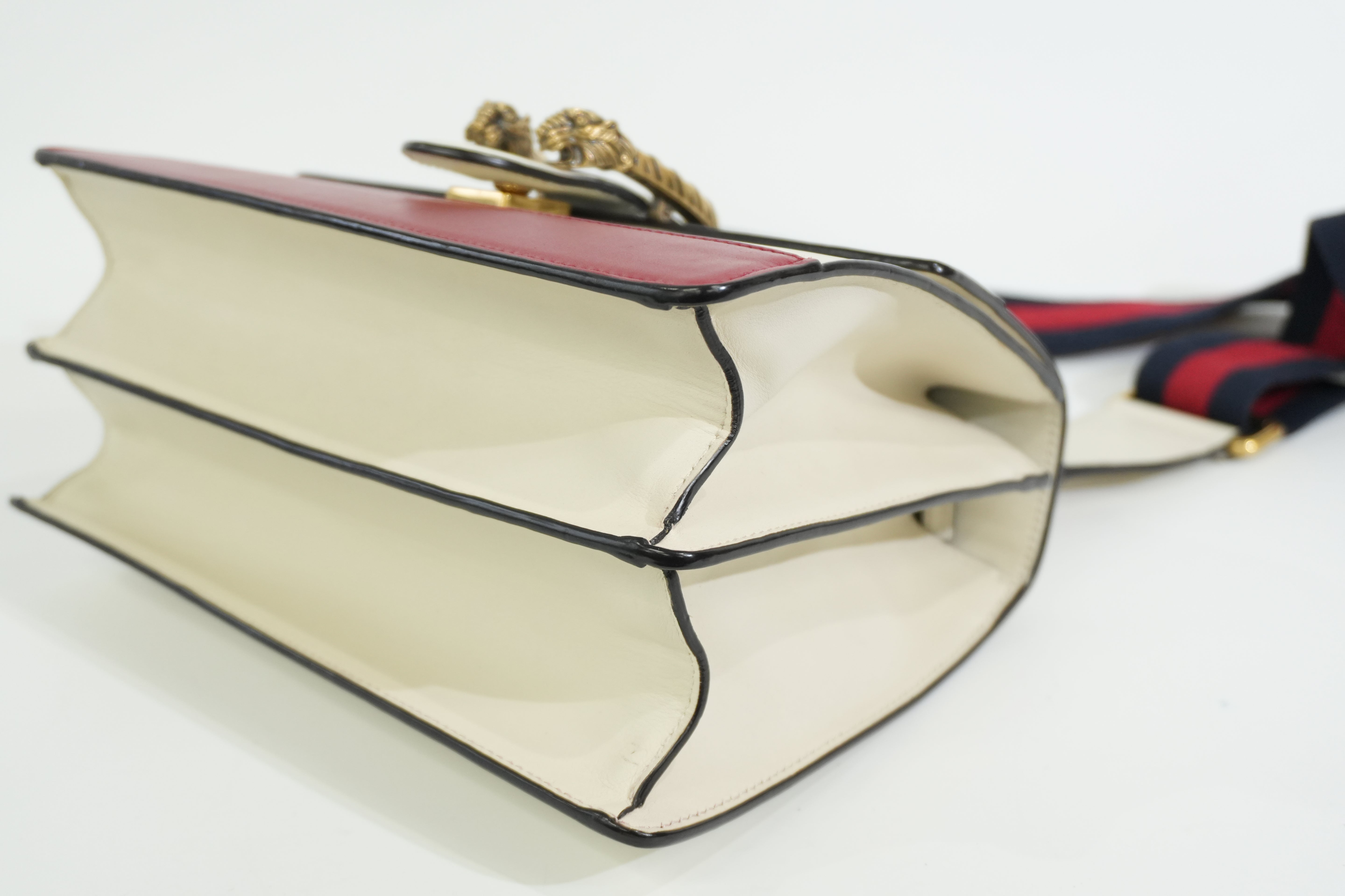 Pre-owned Gucci Two Way Dionysus Bamboo Shoulder Bag White