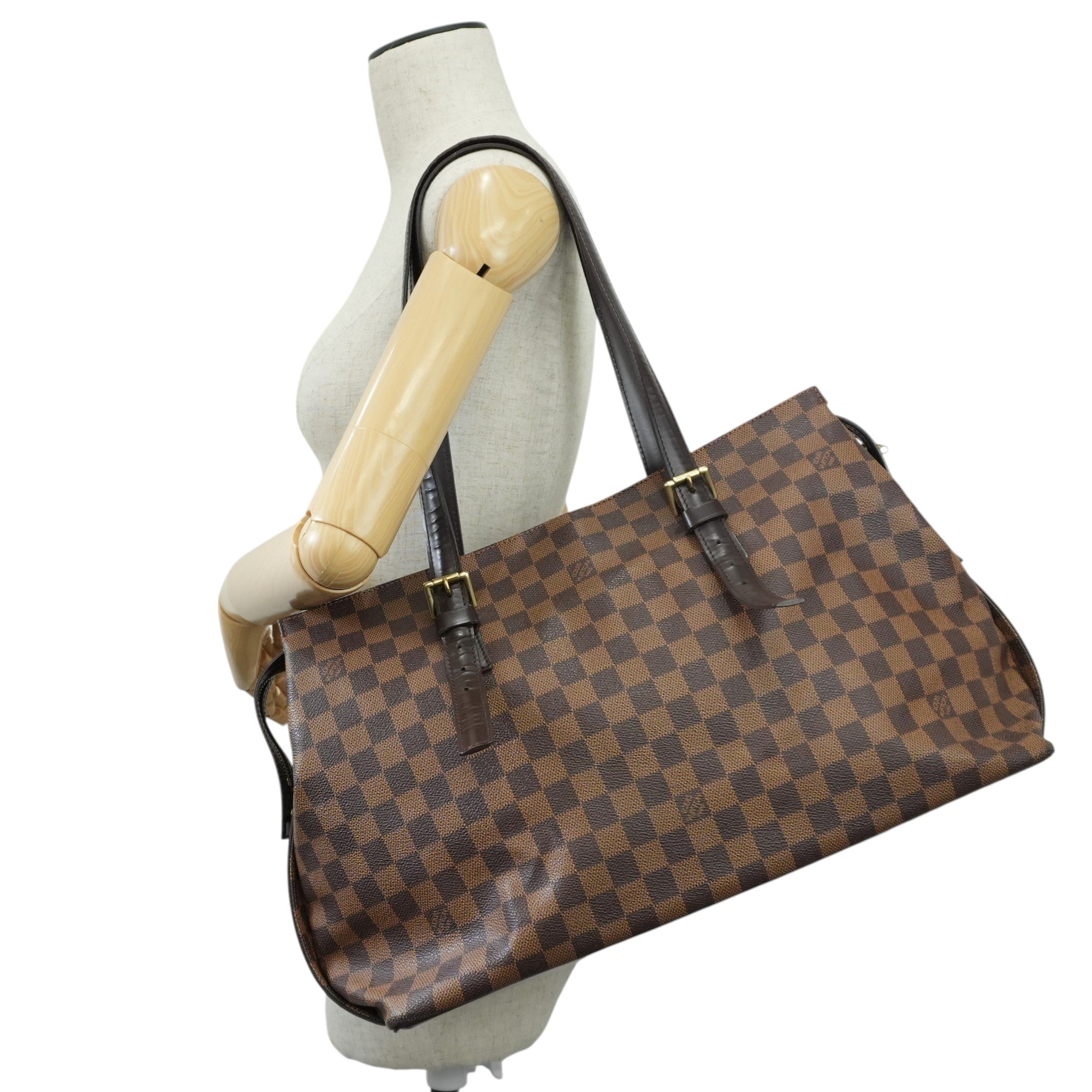 Louis Vuitton Damier Ebene Chelsea Tote Bag Used