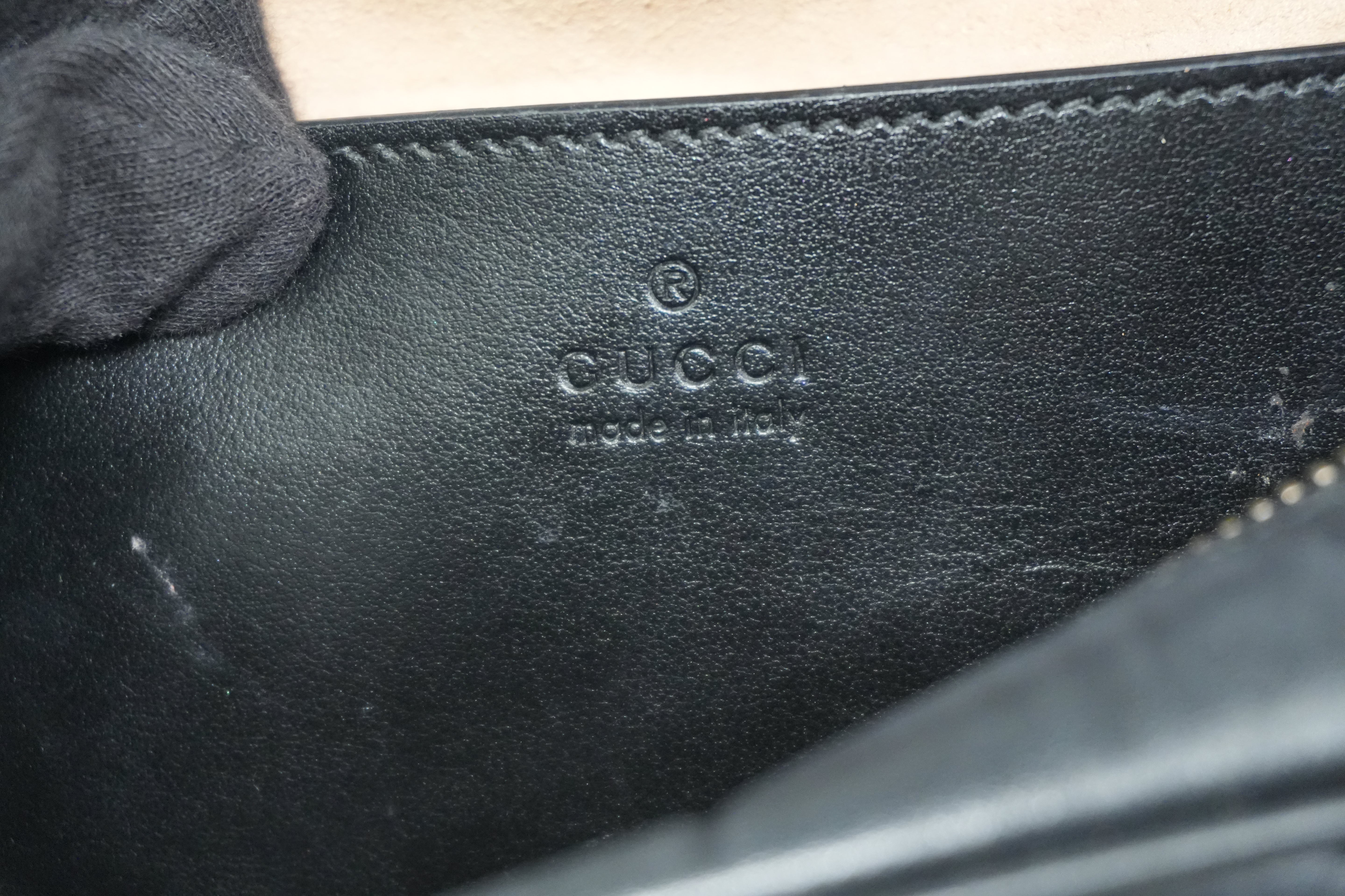 Pre-owned Gucci Marmont Shoulder Bag Black