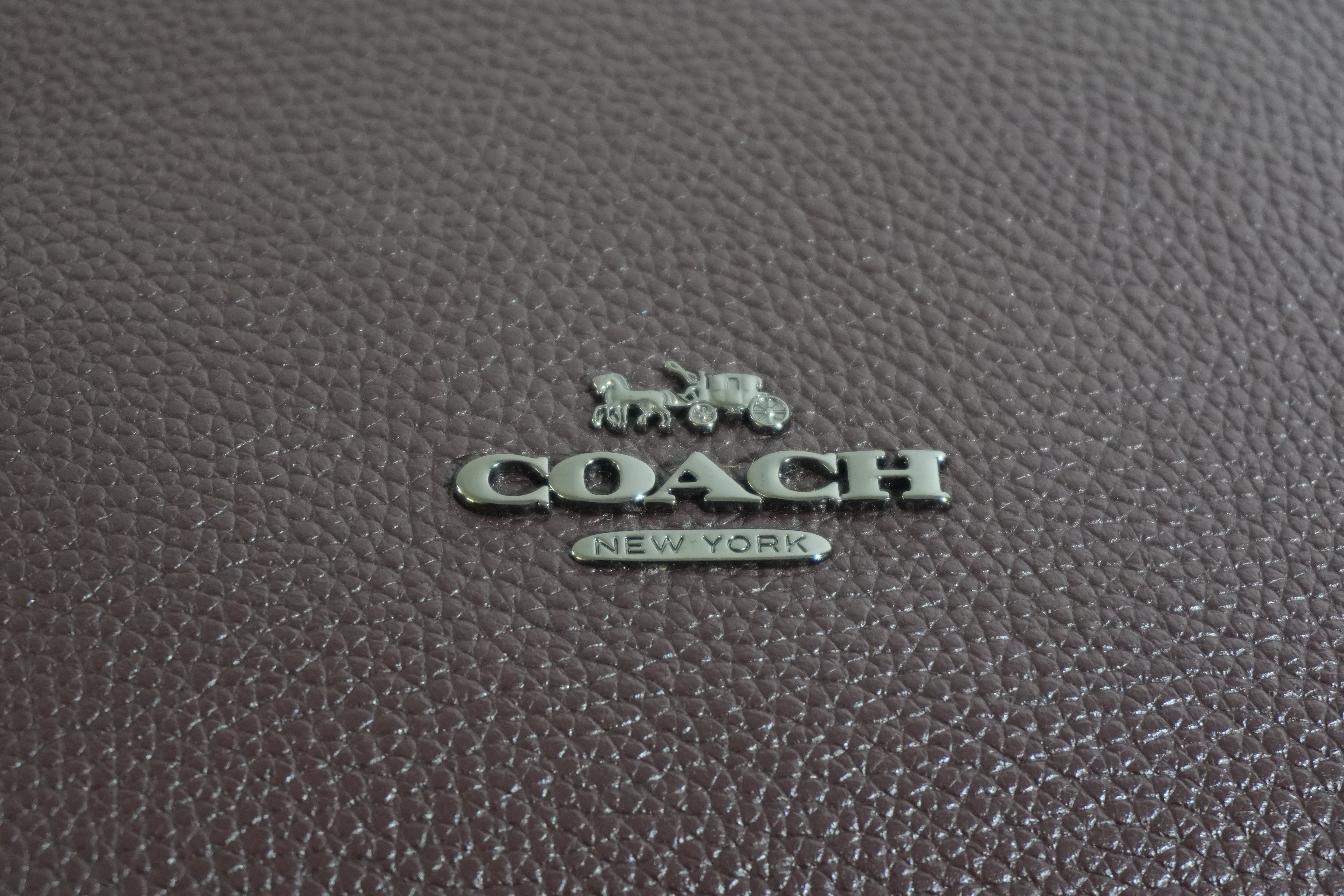 Pre-owned Coach Tote Bag Purple