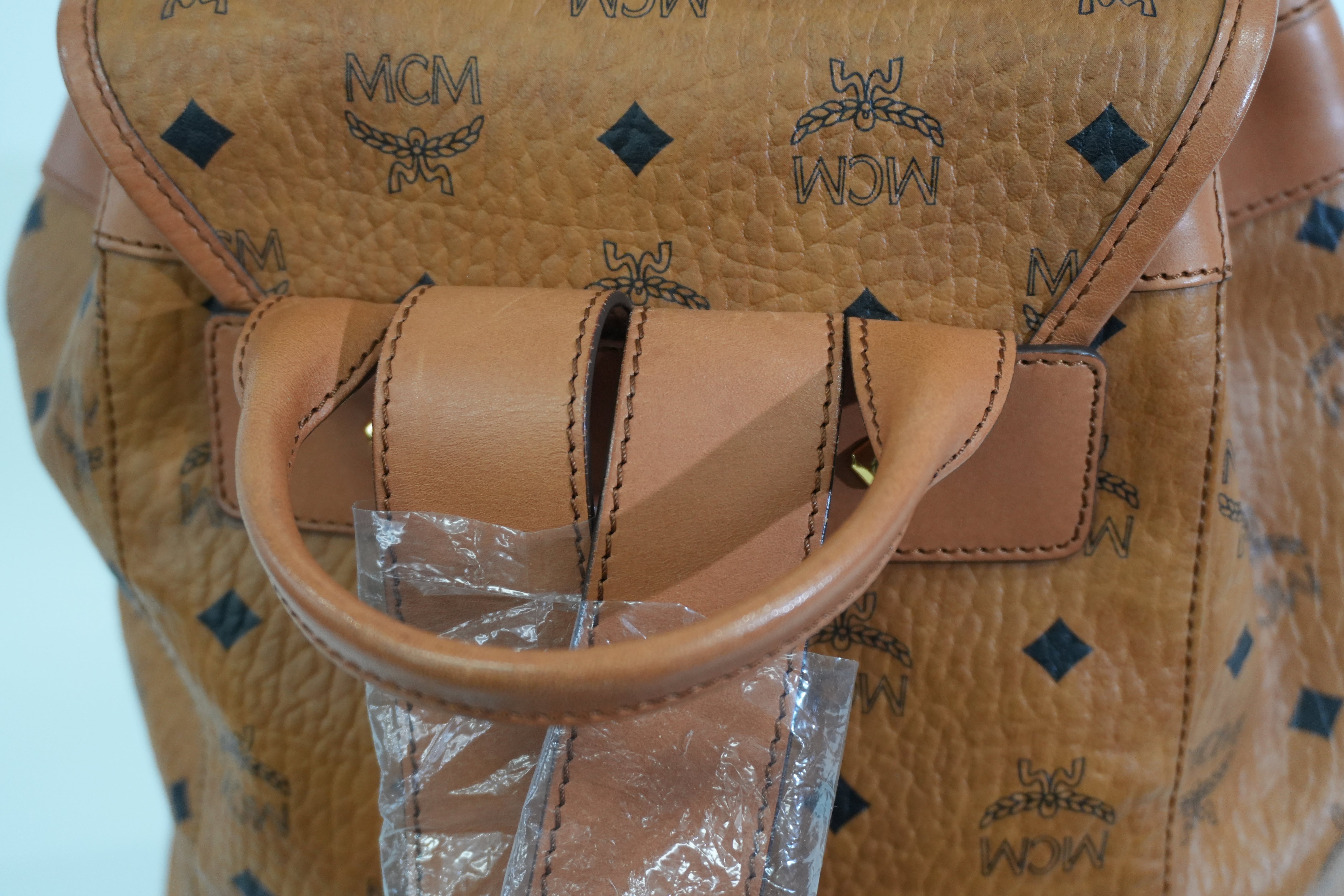 Pre-owned MCM Backpack Cognac
