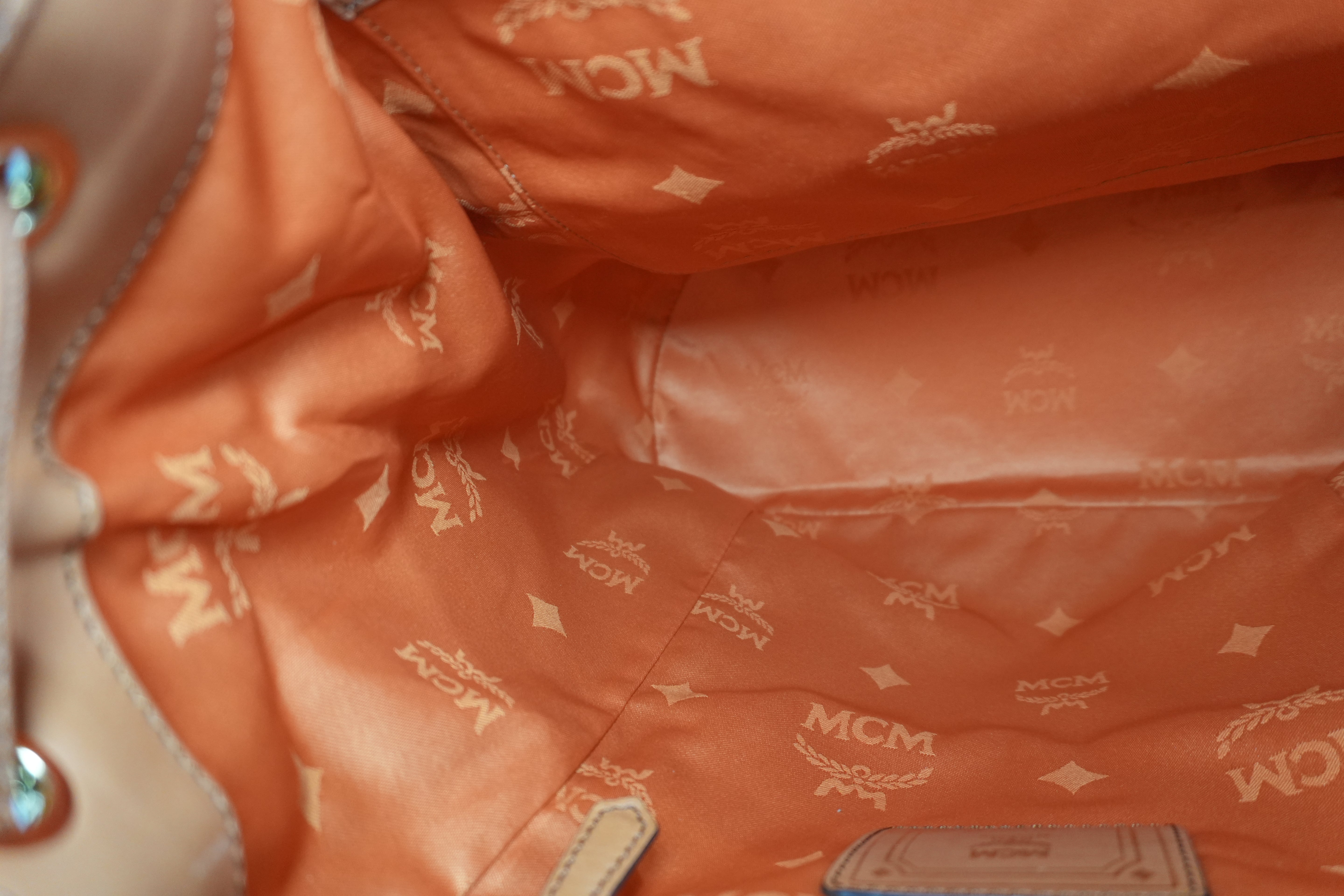 Pre-owned MCM Backpack Cognac