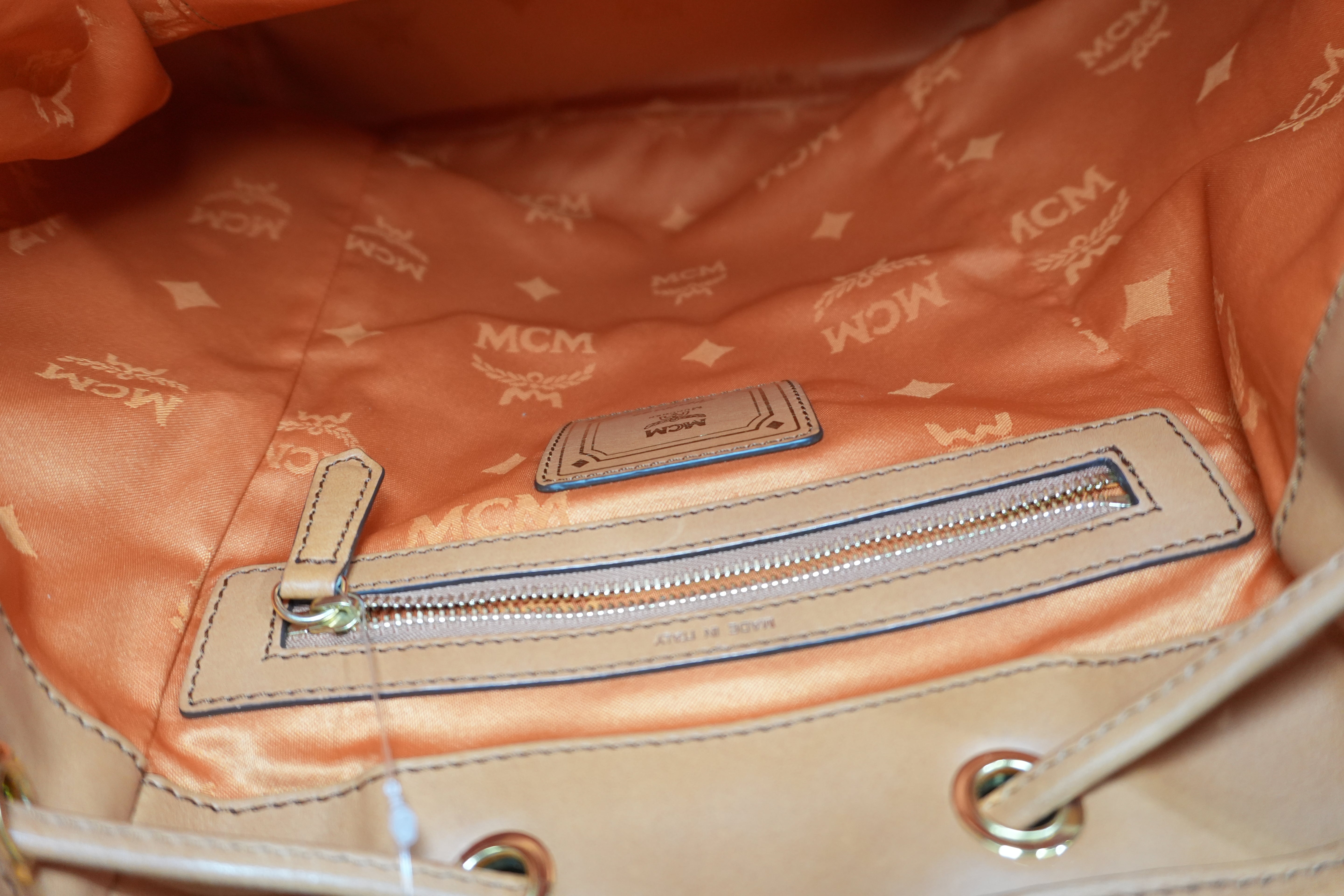 Pre-owned MCM Backpack Cognac