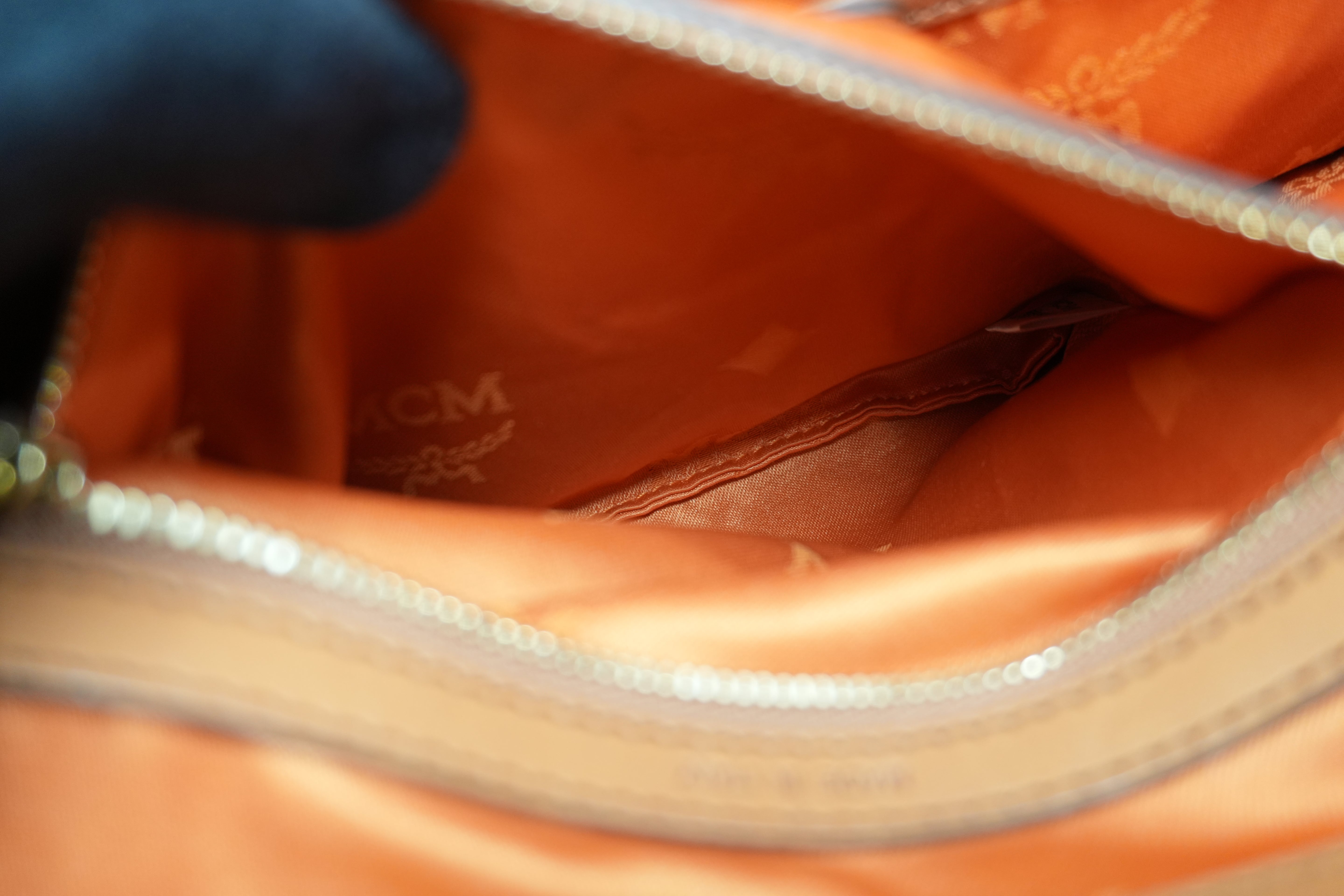 Pre-owned MCM Backpack Cognac