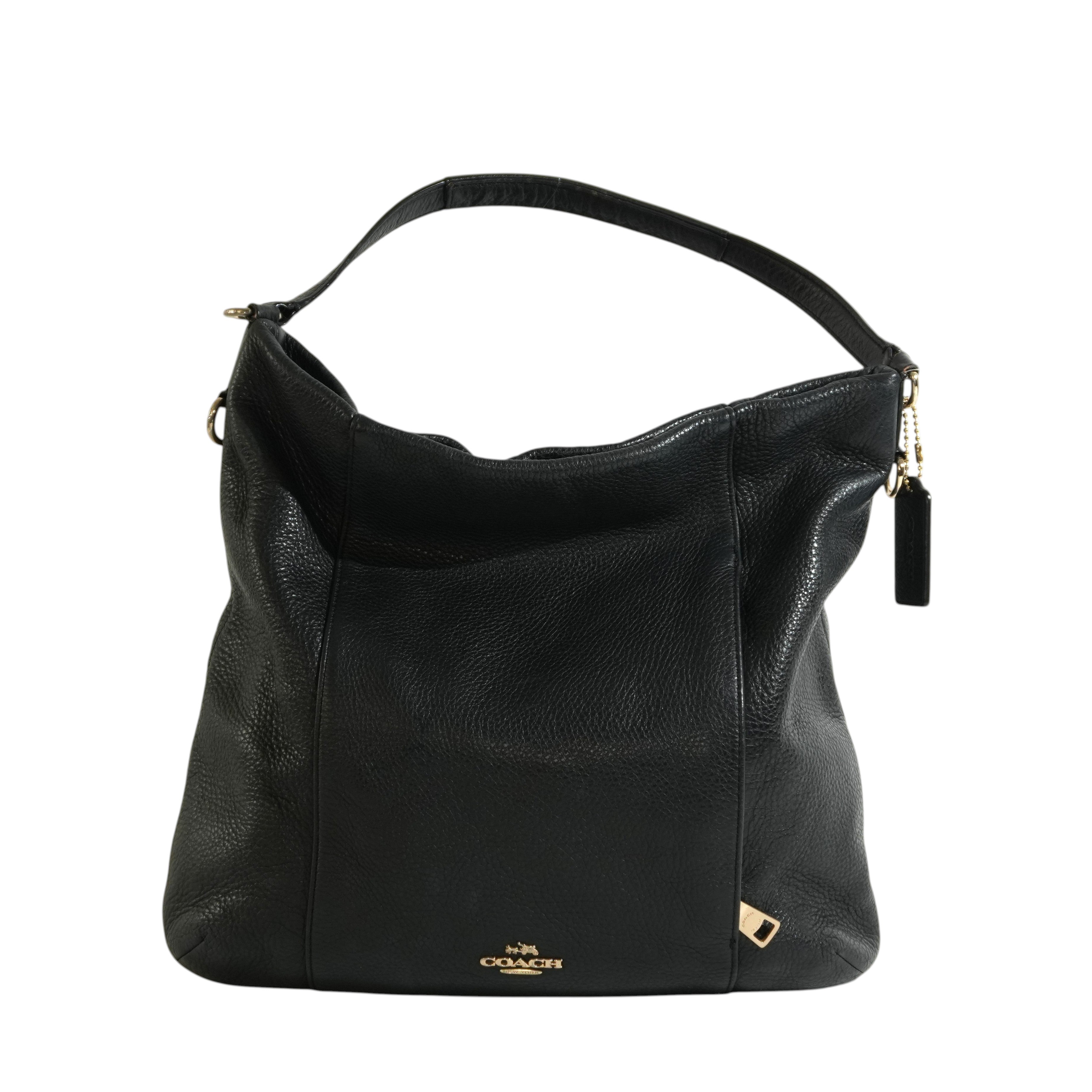 Pre-owned Coach Shoulder Tote Bag Black