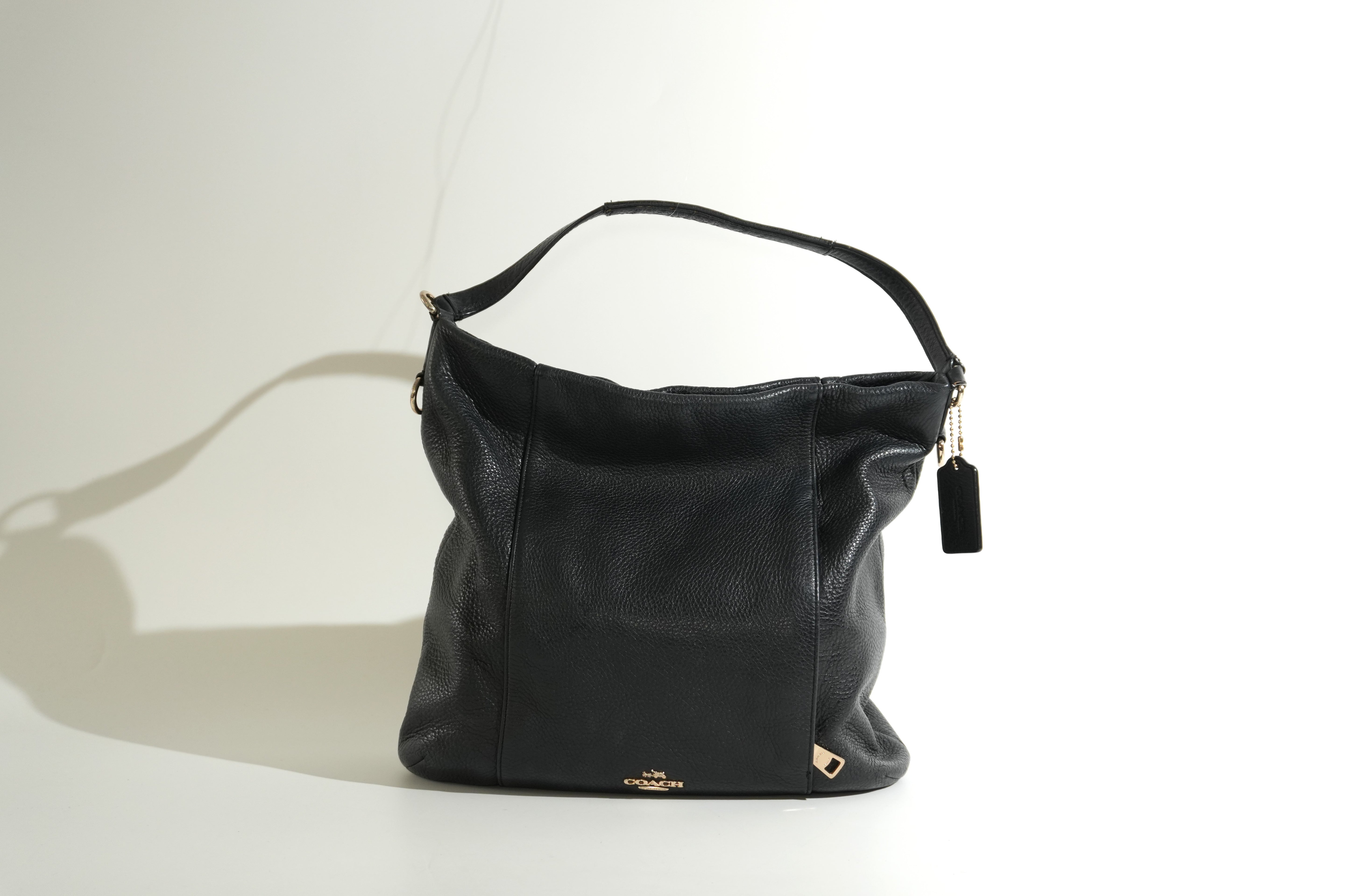 Pre-owned Coach Shoulder Tote Bag Black