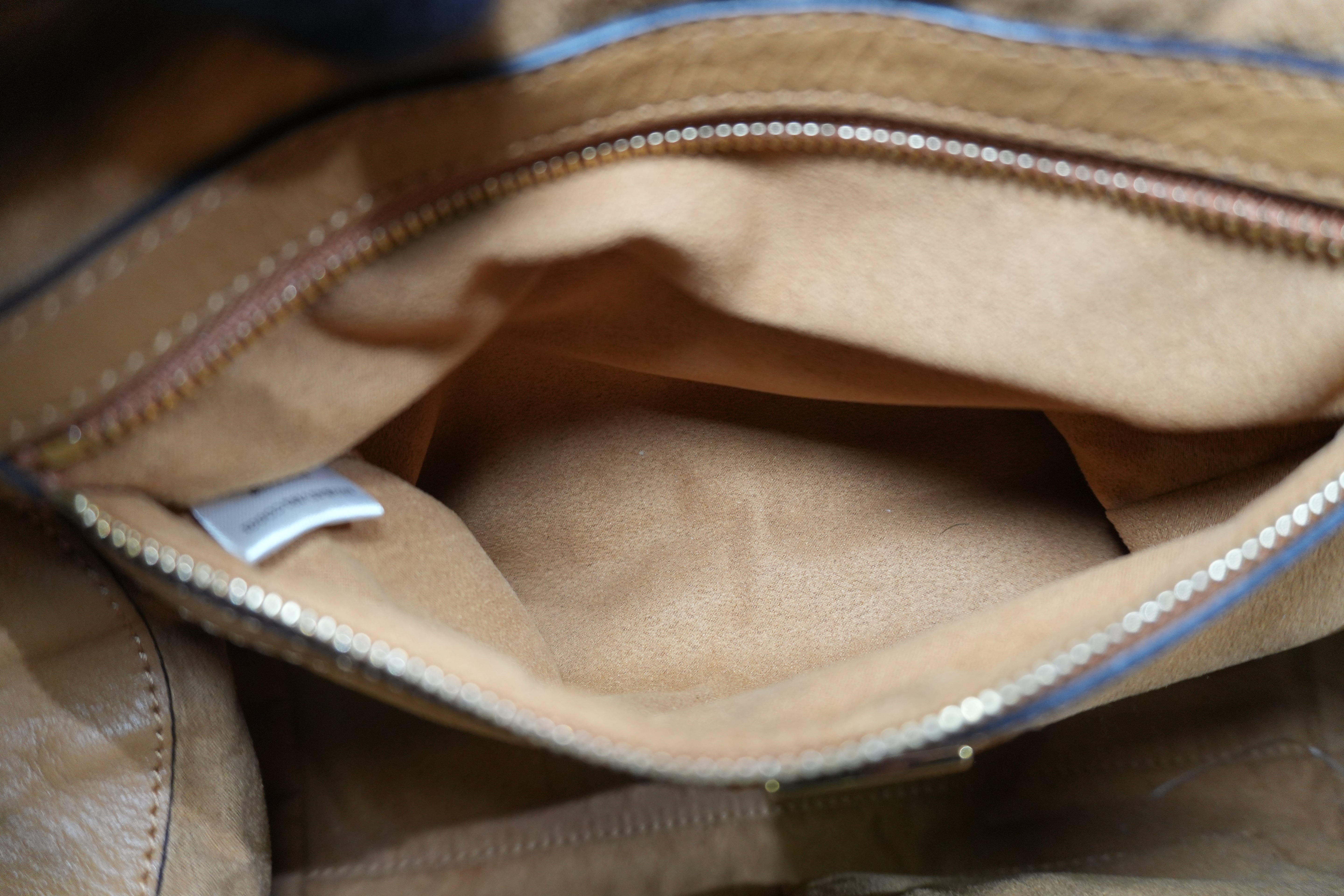 Pre-owned MCM Two Way Boston Bag Cognac