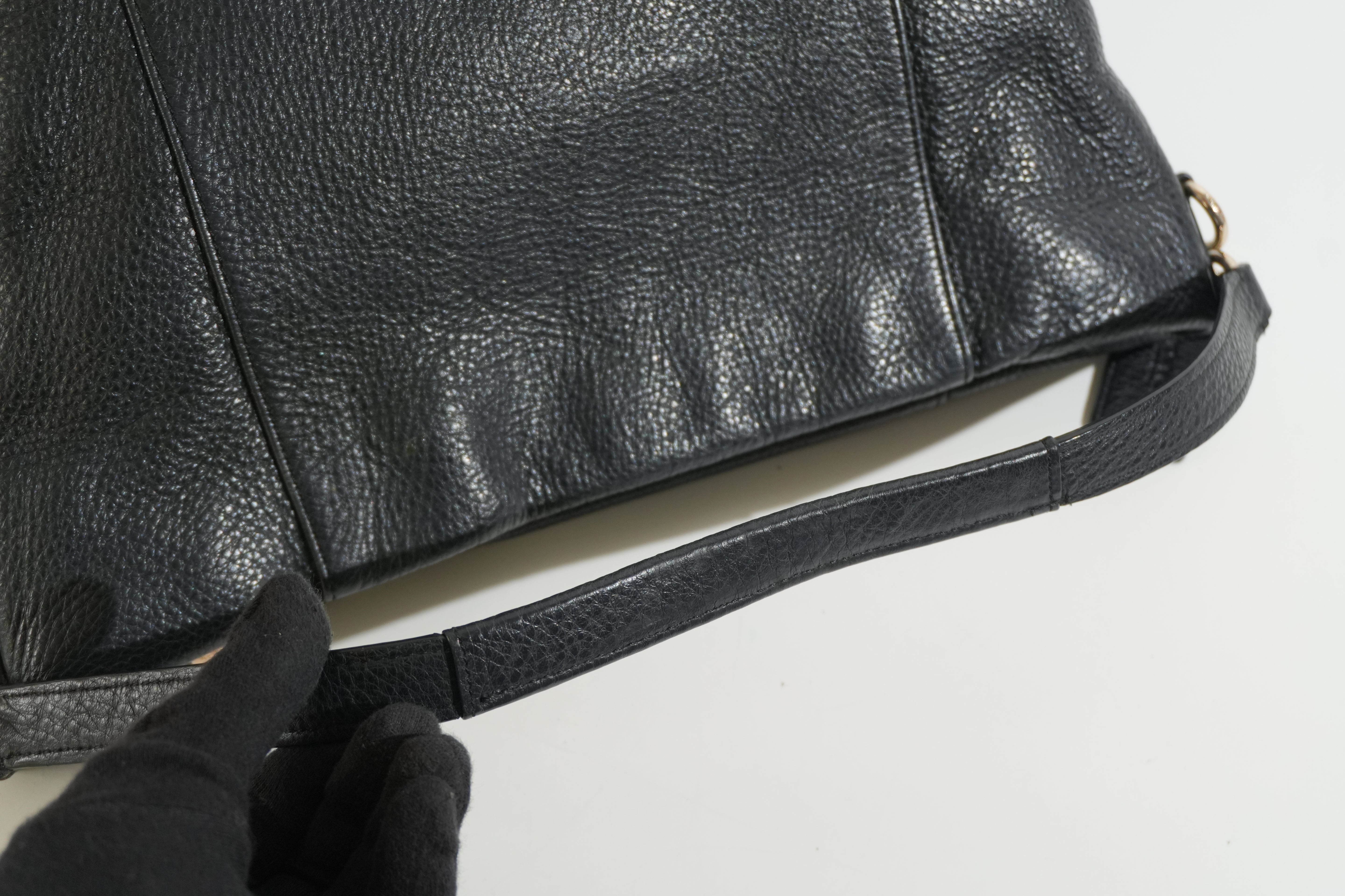Pre-owned Coach Shoulder Tote Bag Black