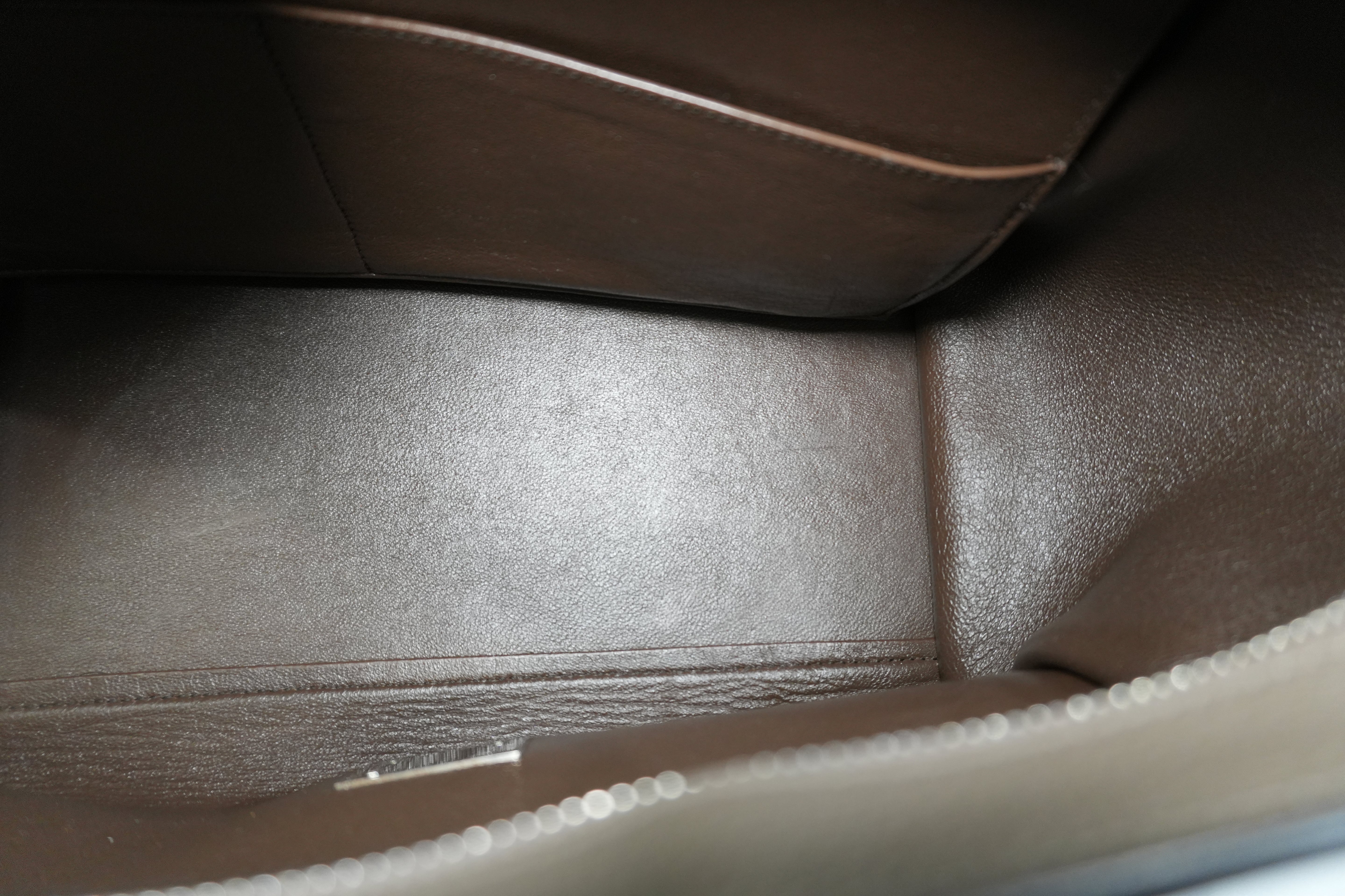 Pre-owned Celine Trapeze Two Way Shoulder Bag Taupe Gray