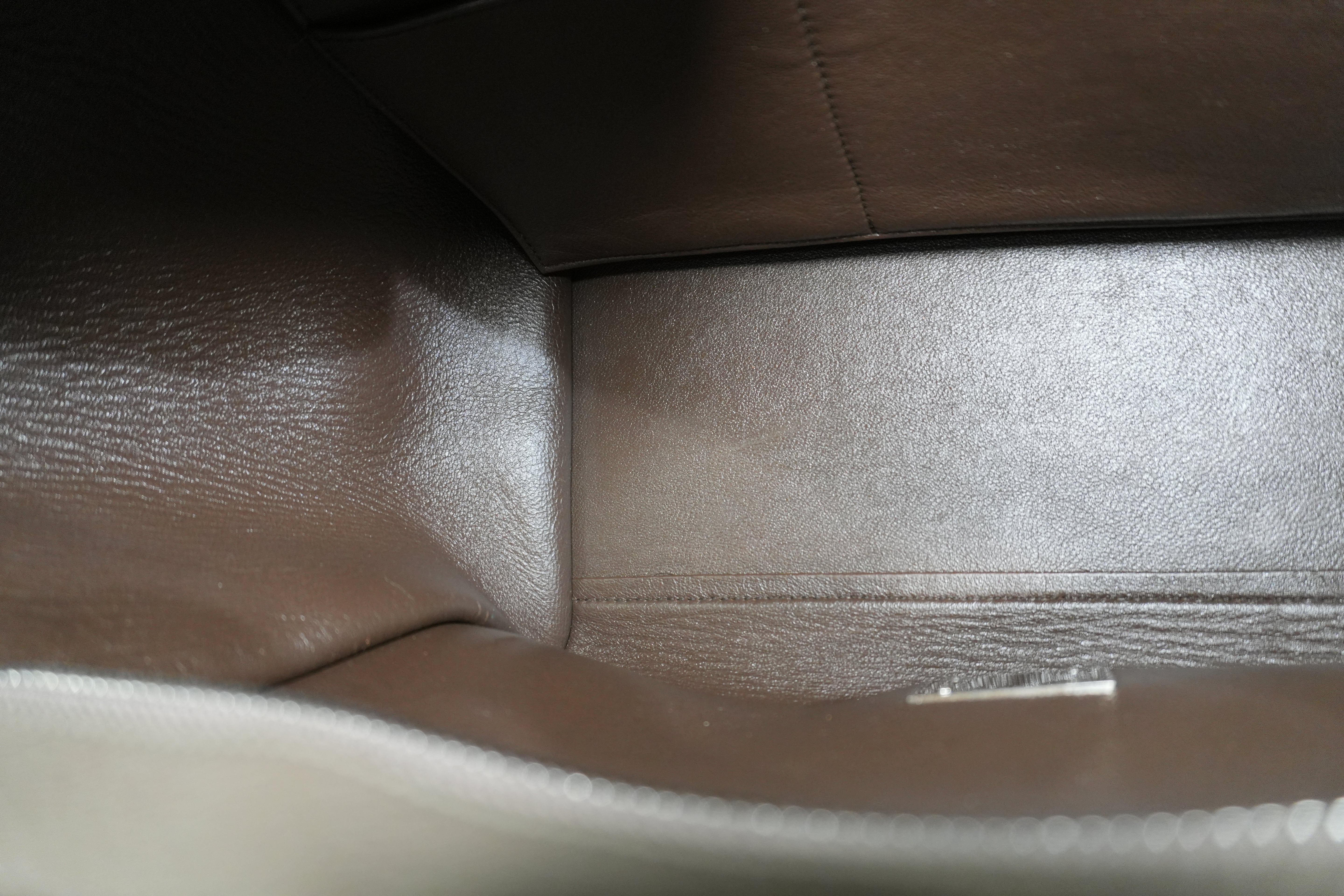 Pre-owned Celine Trapeze Two Way Shoulder Bag Taupe Gray