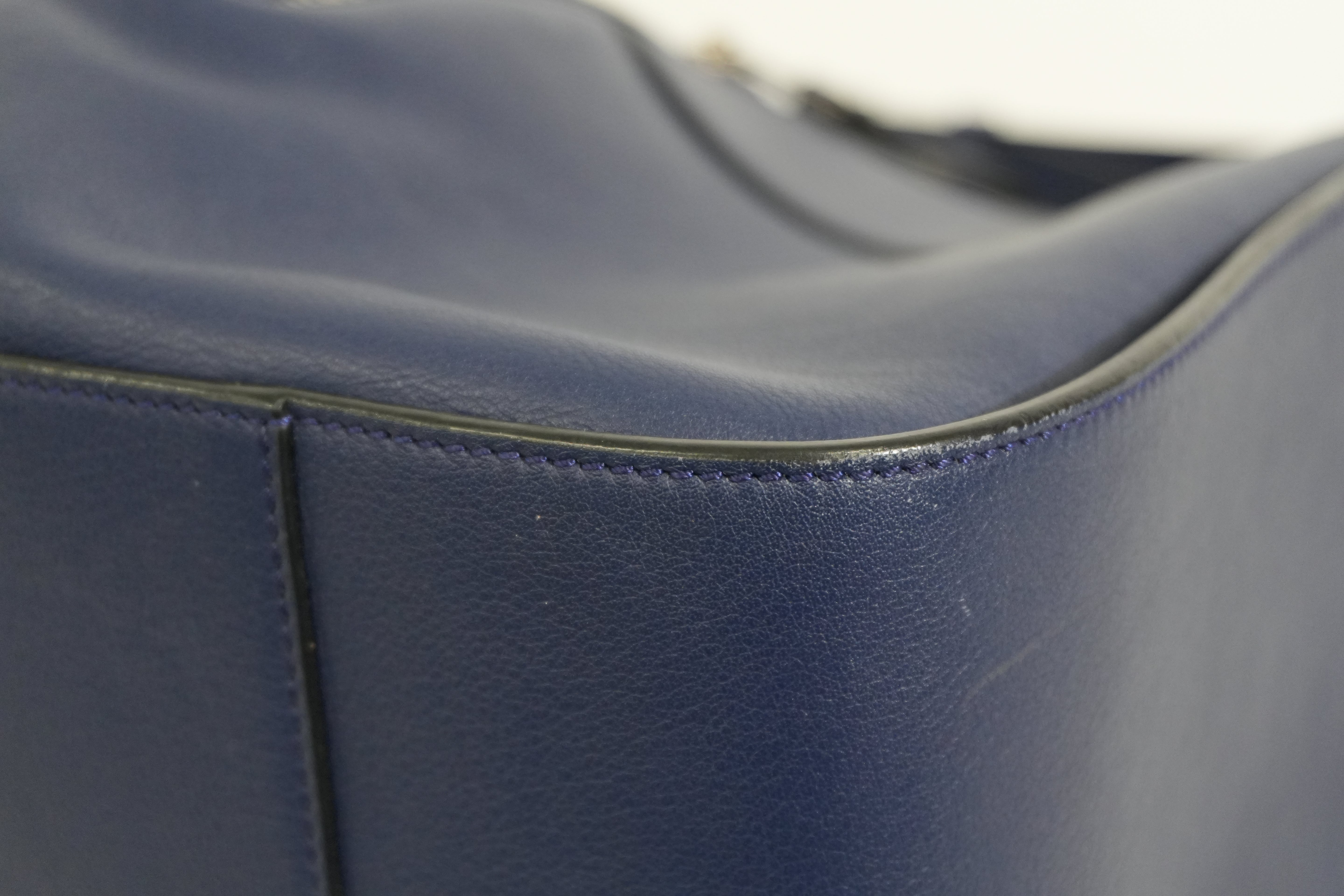 Pre-owned Loewe Hammock Shoulder Bag Navy Blue