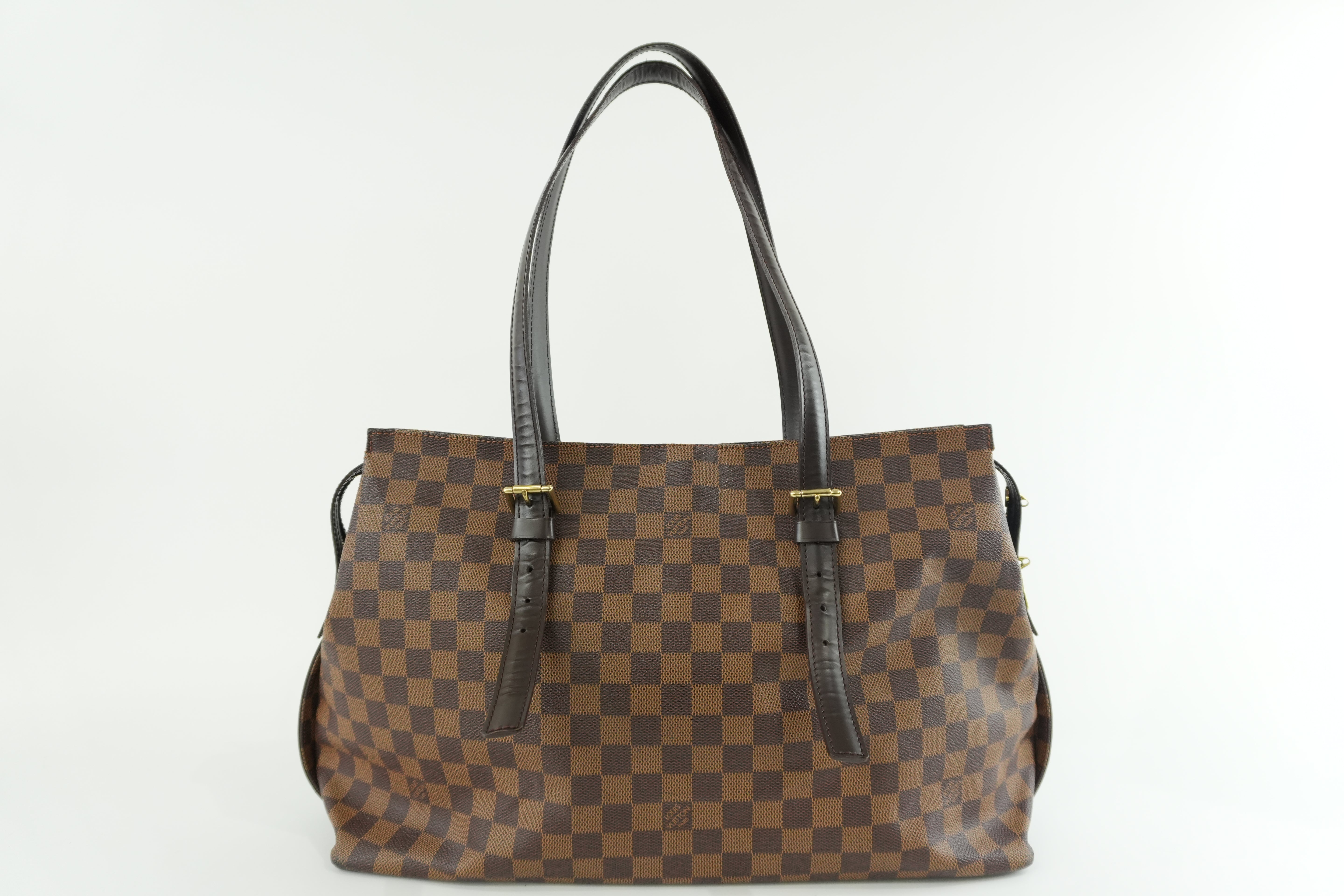 Louis Vuitton Damier Ebene Chelsea Tote Bag Used