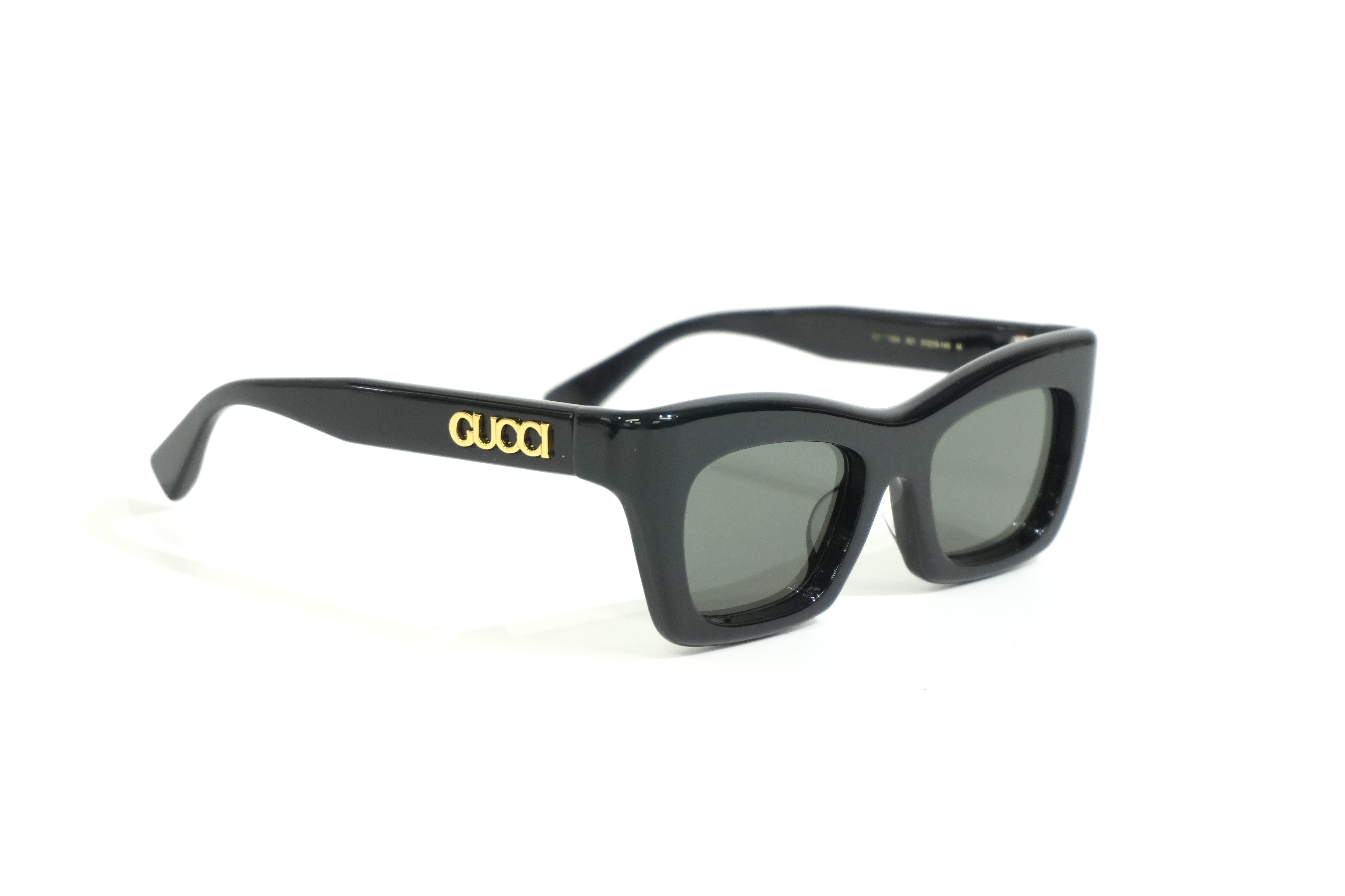Pre-owned Gucci Cat Eye Sunglasses Black